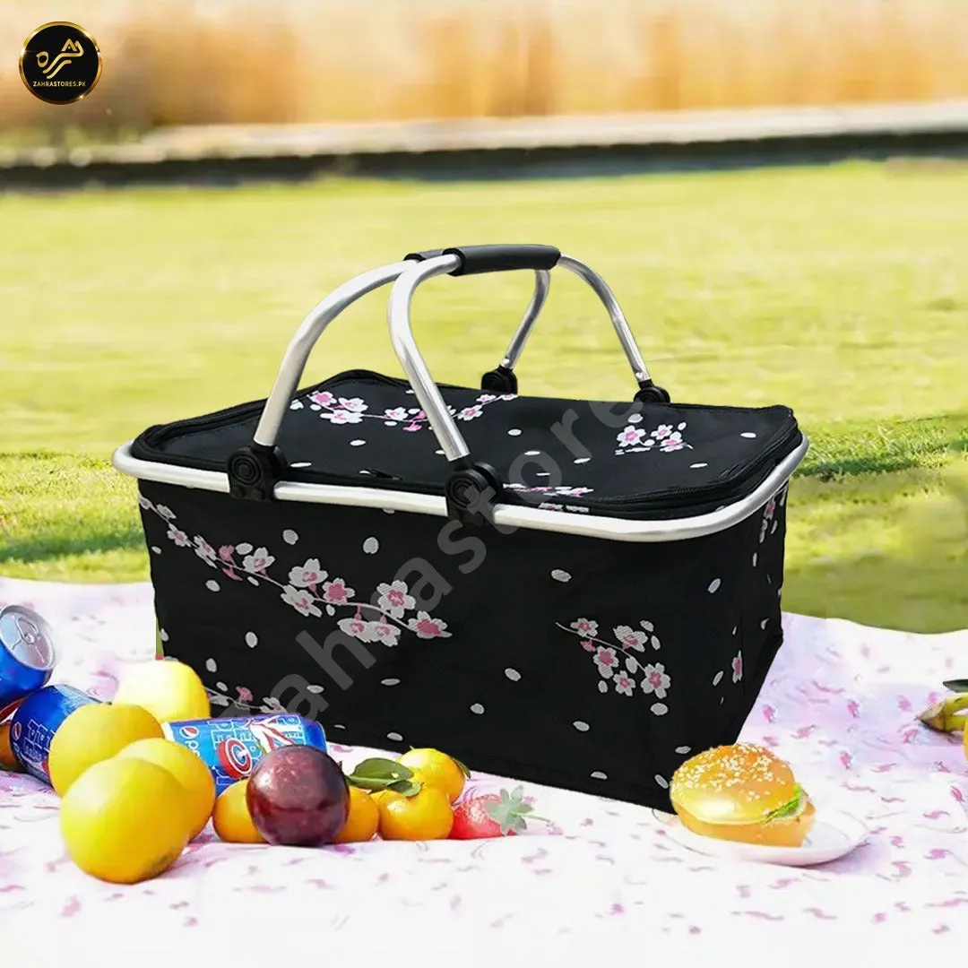 Foldable Insulated Picnic Basket