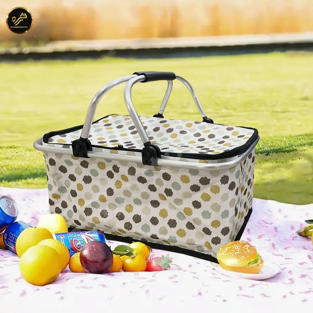 Foldable Insulated Picnic Basket