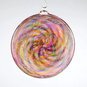 Glass Disc Suncatcher with Cremation Ash