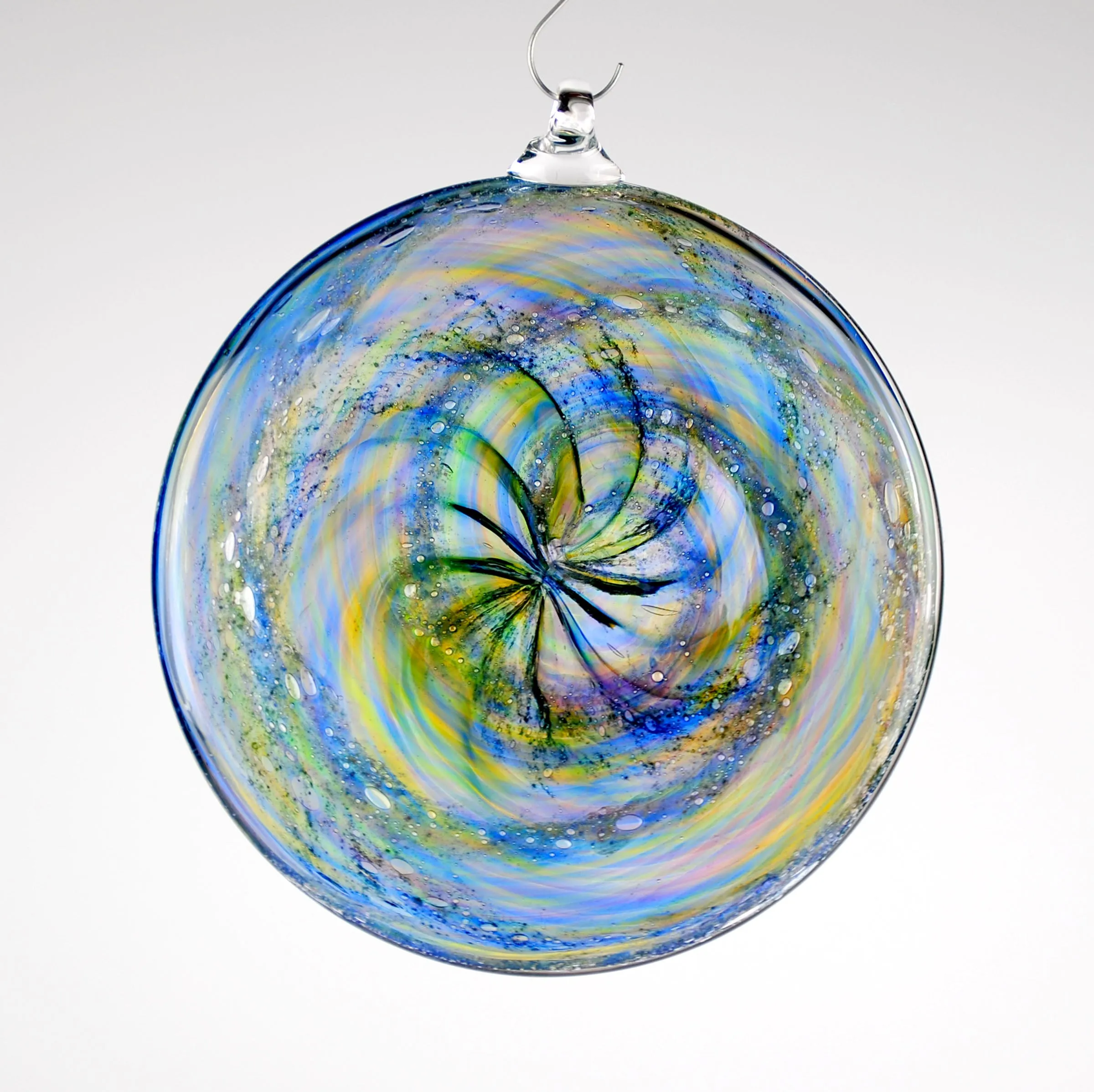 Glass Disc Suncatcher with Cremation Ash