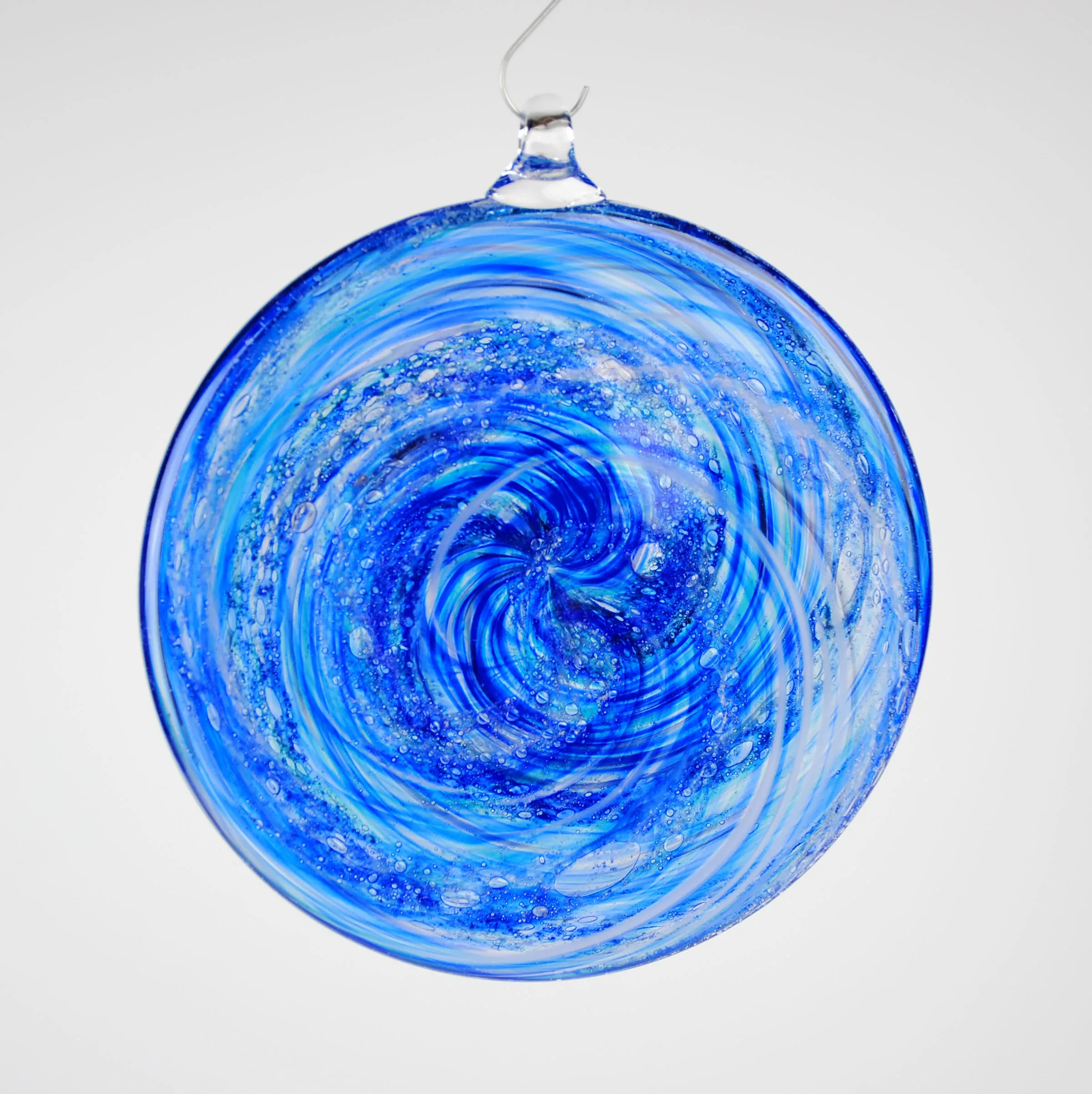 Glass Disc Suncatcher with Cremation Ash