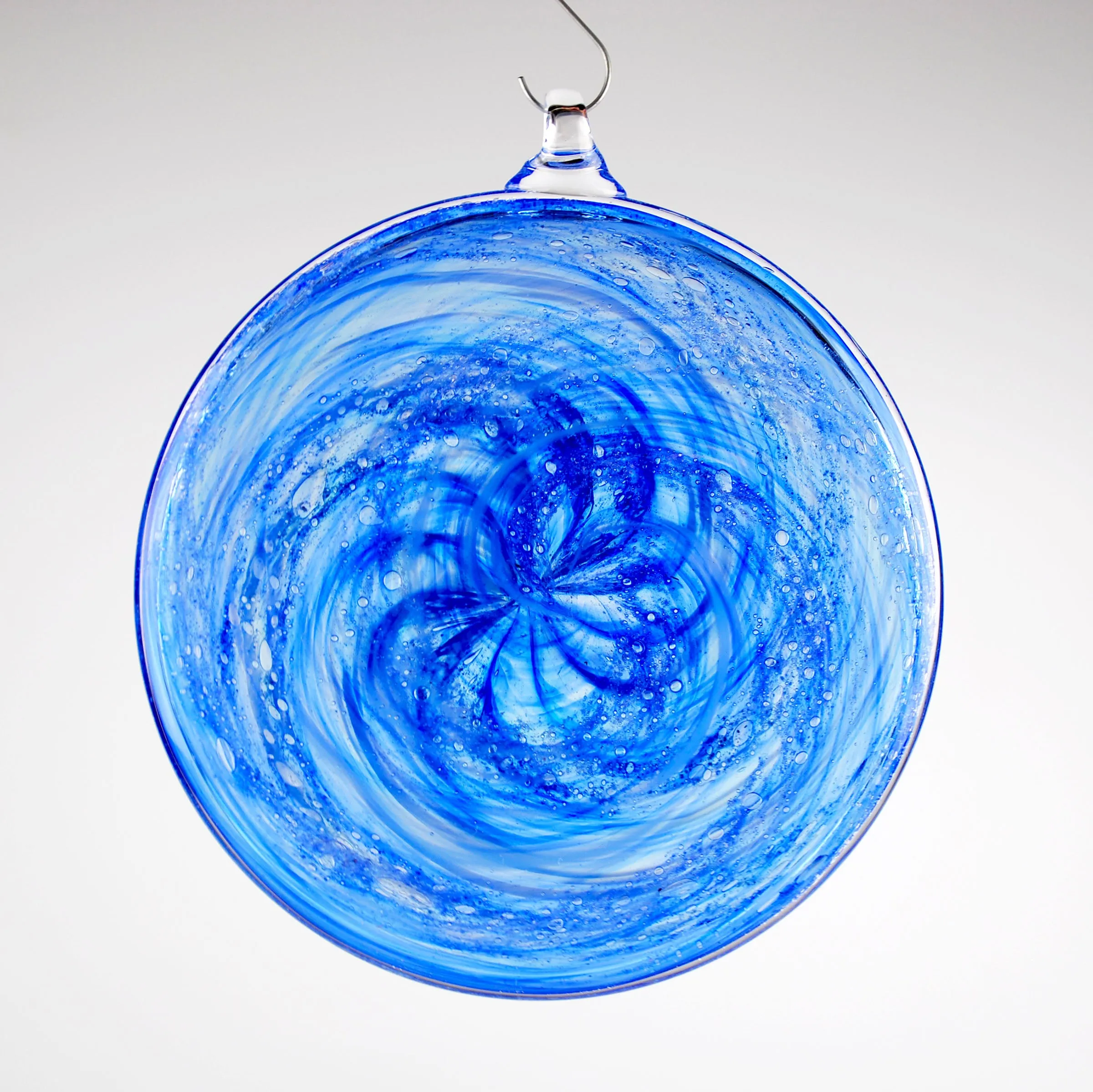 Glass Disc Suncatcher with Cremation Ash