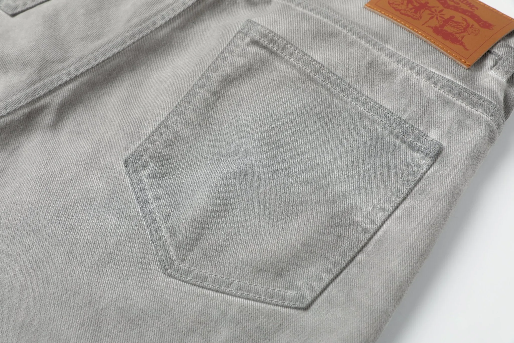 Half Plaster Denim White With Dirty