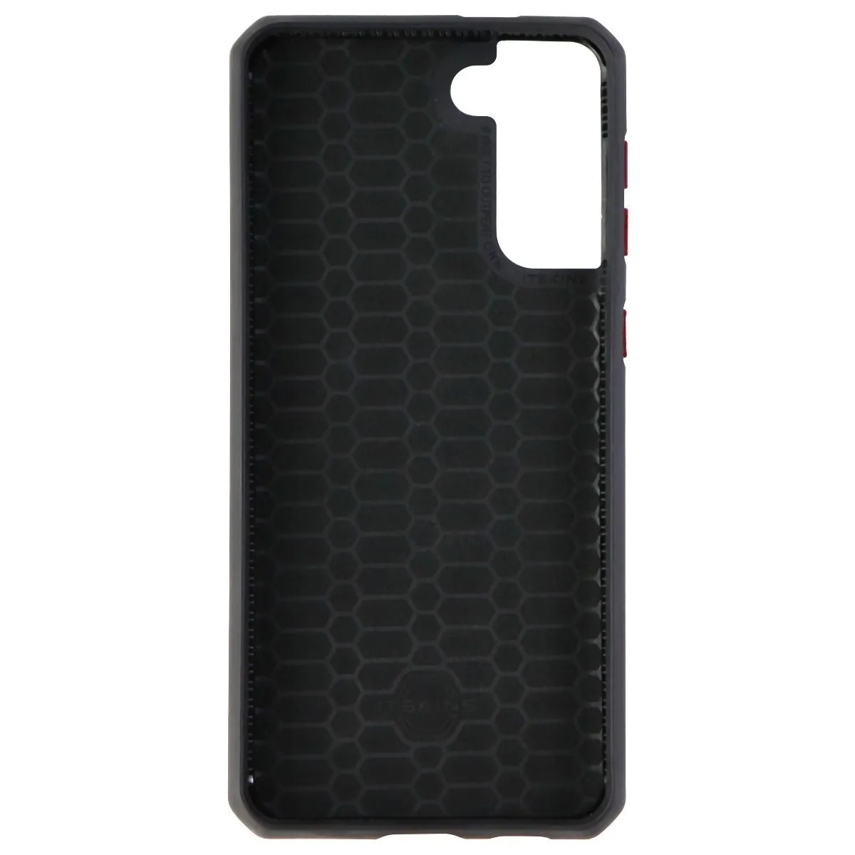 ITSKINS Hybrid Carbon Case for Samsung Galaxy (S21 ) 5G - Black/Red