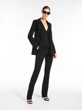 Jersey V-neck gilet