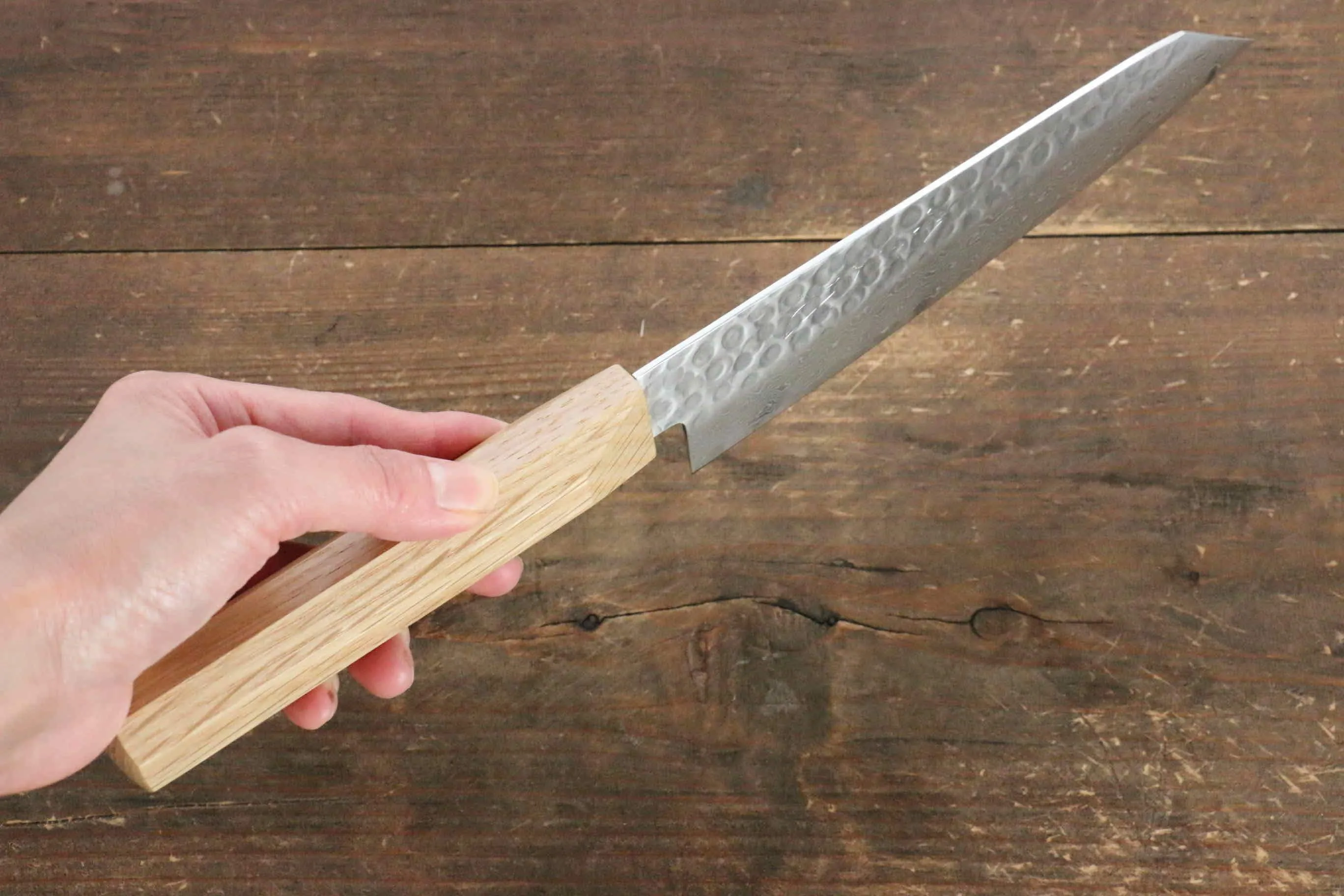 Jikko VG10 17 Layer Gyuto  170mm Oak Handle