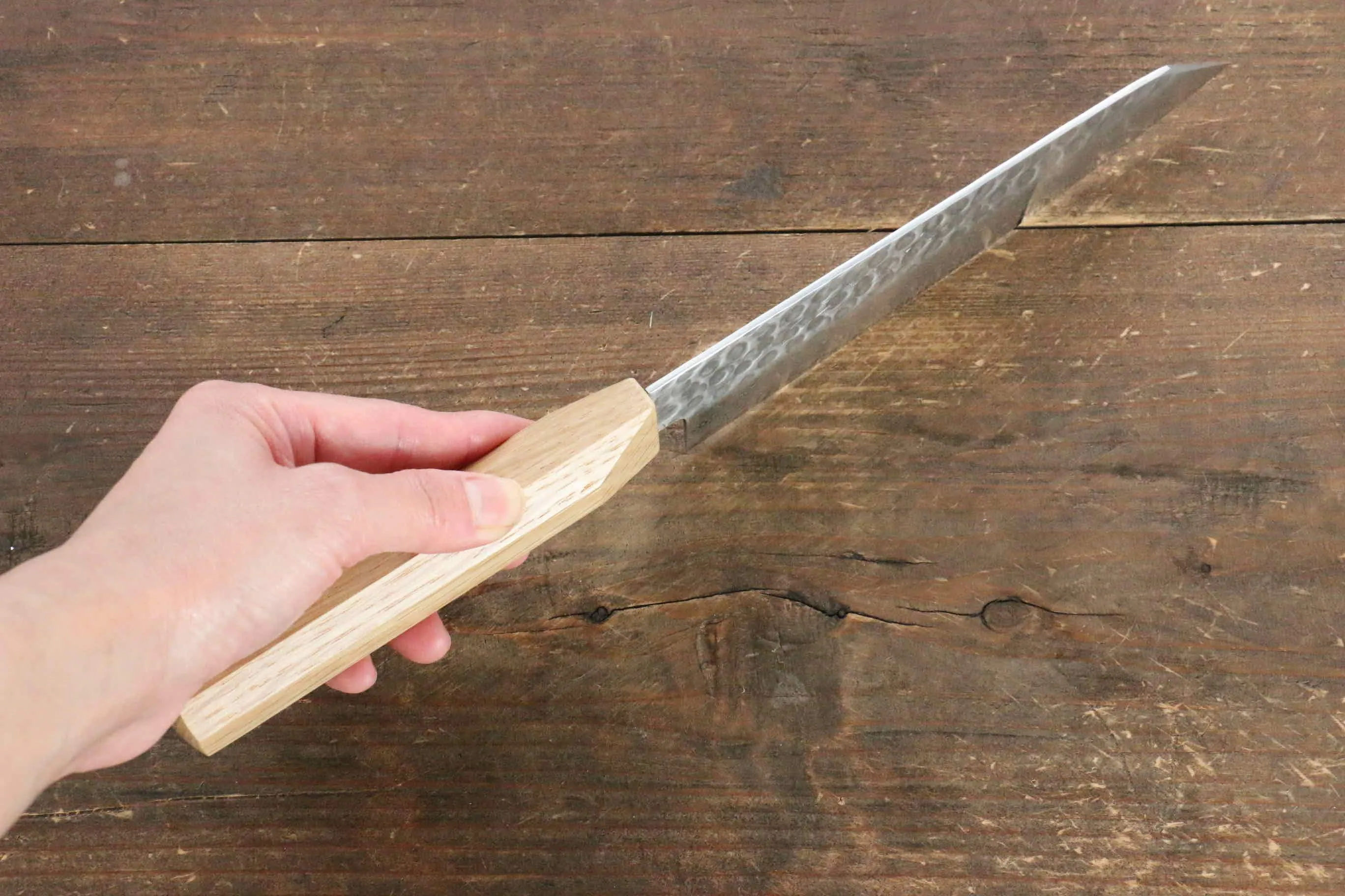 Jikko VG10 17 Layer Gyuto  170mm Oak Handle
