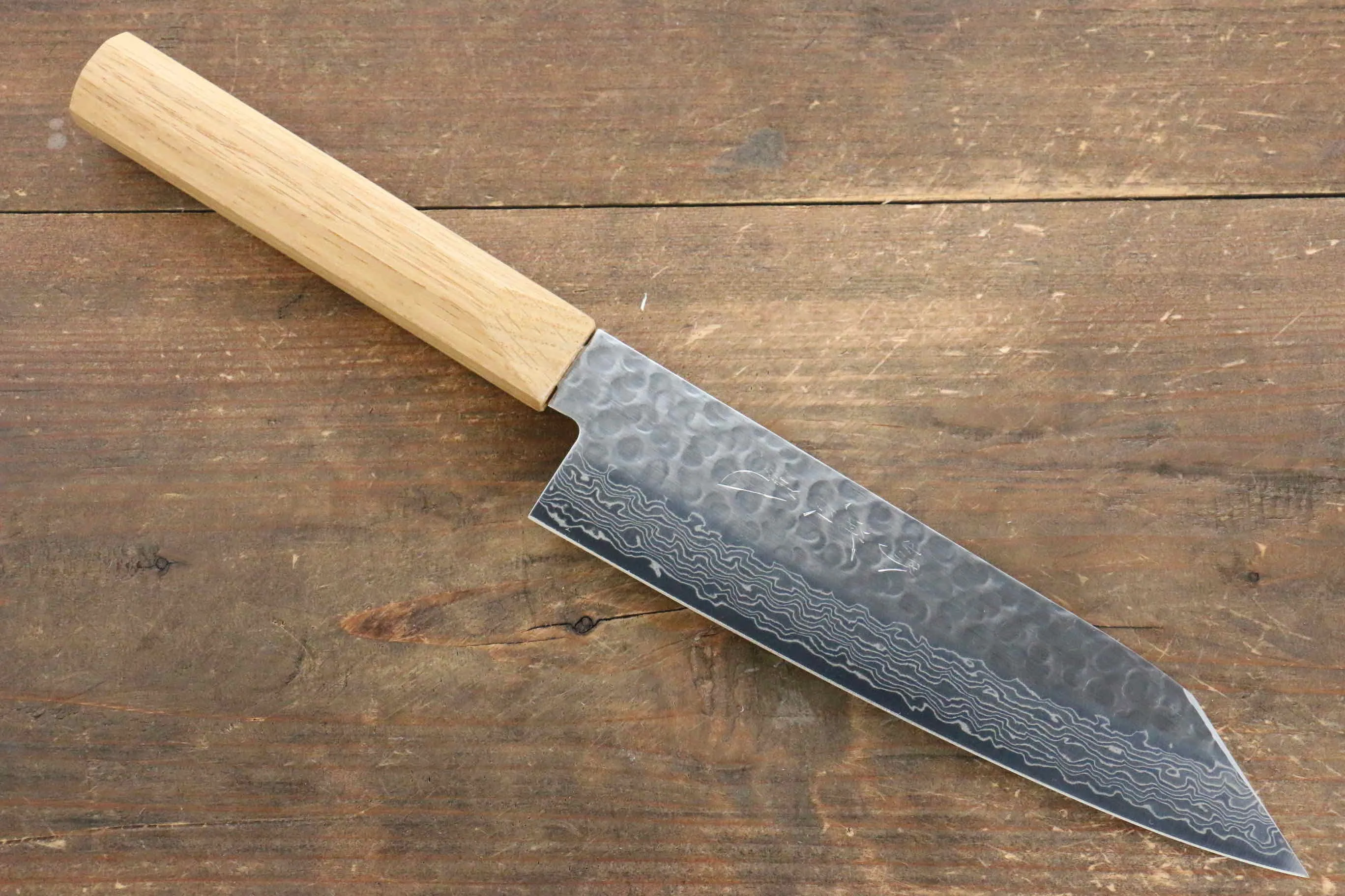 Jikko VG10 17 Layer Santoku  170mm Oak Handle
