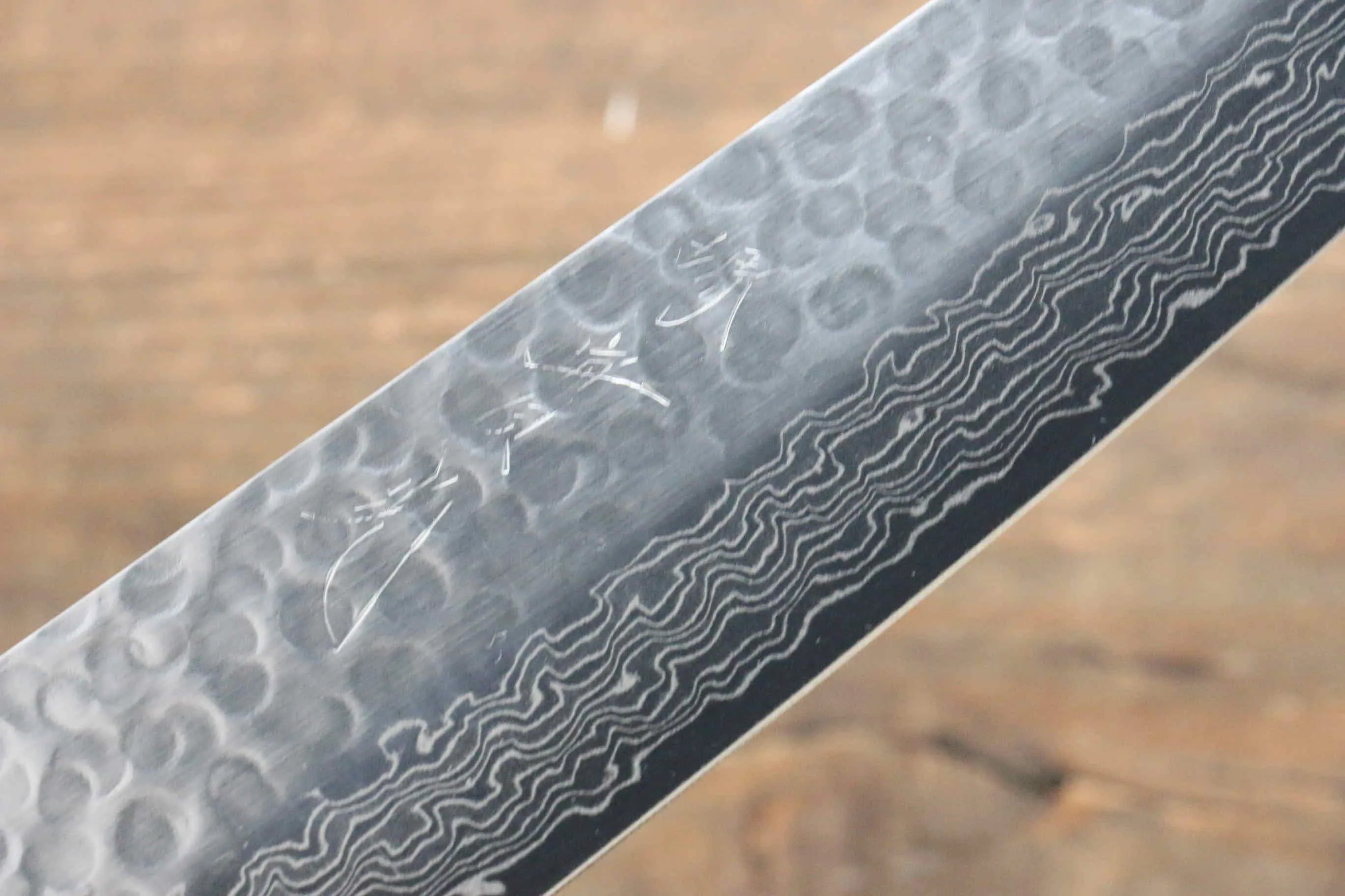 Jikko VG10 17 Layer Santoku  170mm Oak Handle