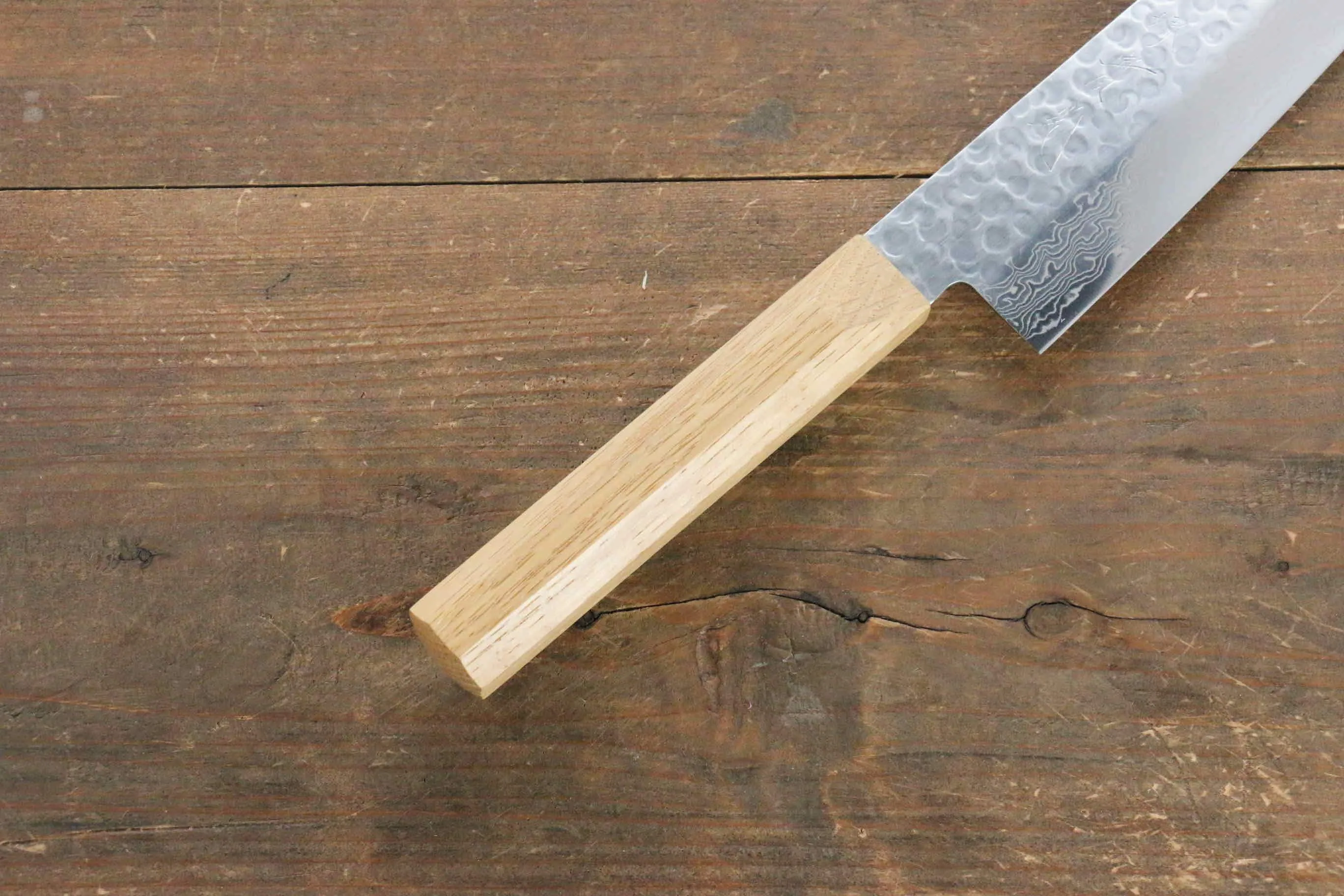 Jikko VG10 17 Layer Santoku  170mm Oak Handle