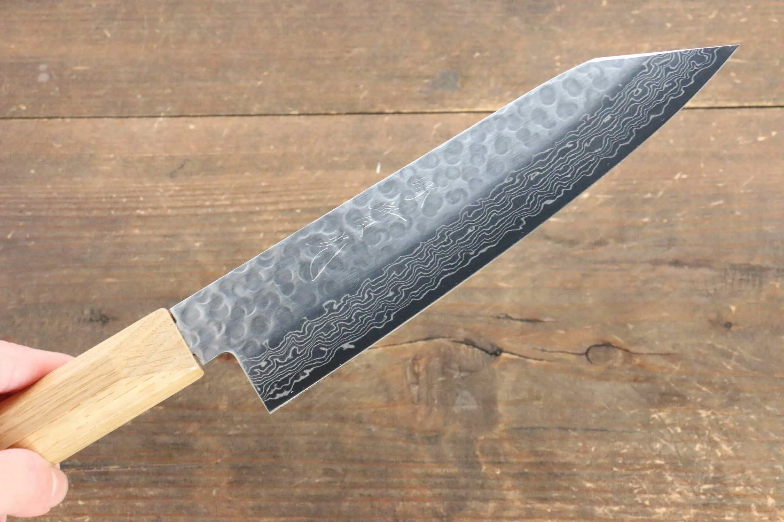 Jikko VG10 17 Layer Santoku  170mm Oak Handle