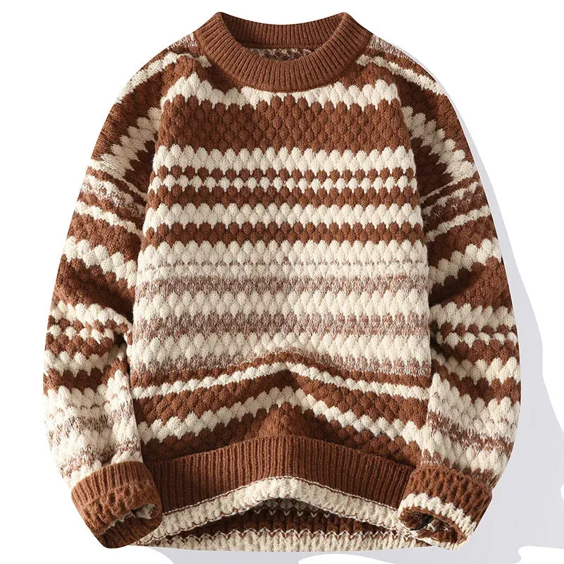 Jules & Jade™ | Men's Striped Knit Jumper