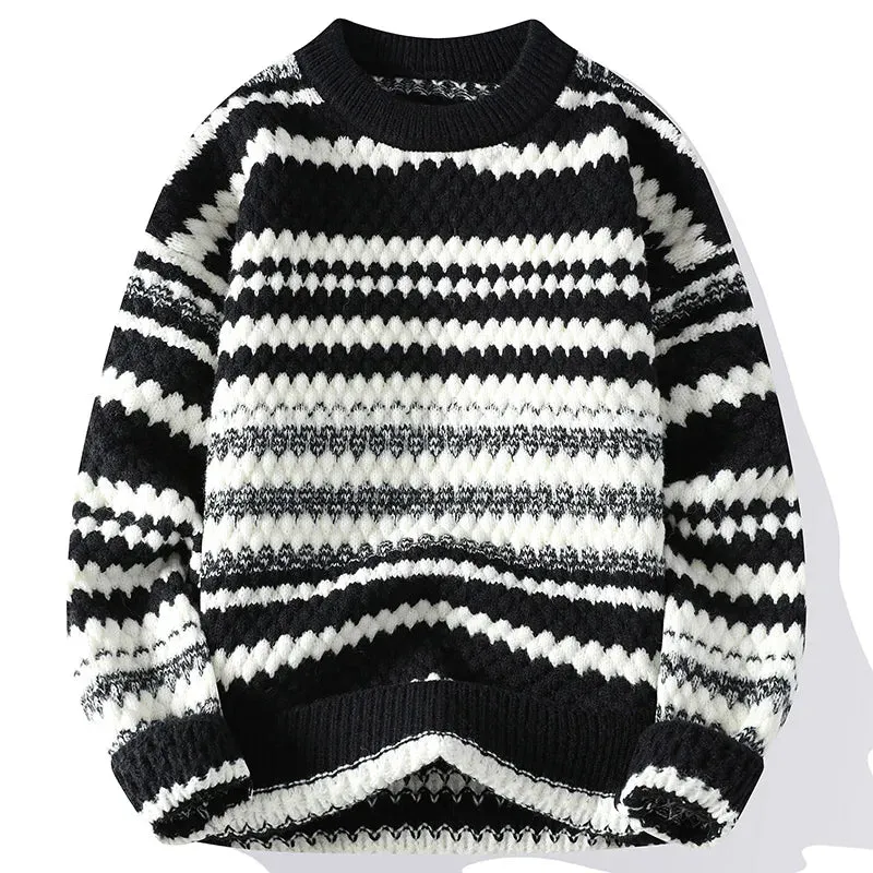 Jules & Jade™ | Men's Striped Knit Jumper