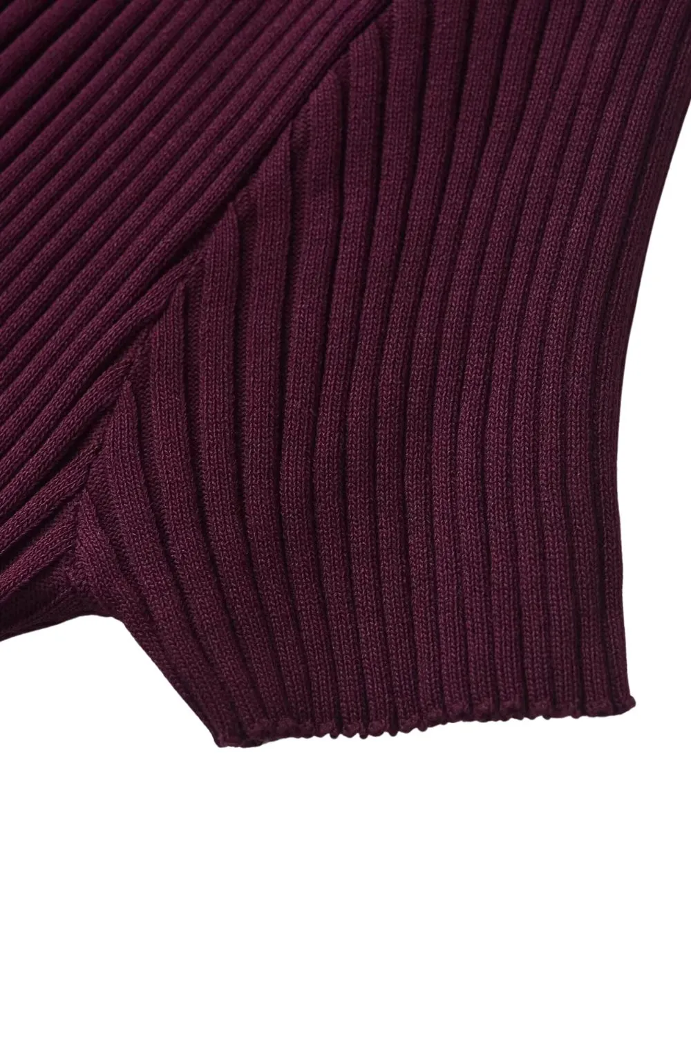 'Kaylee' Slimming Rib-Knit Long Dress