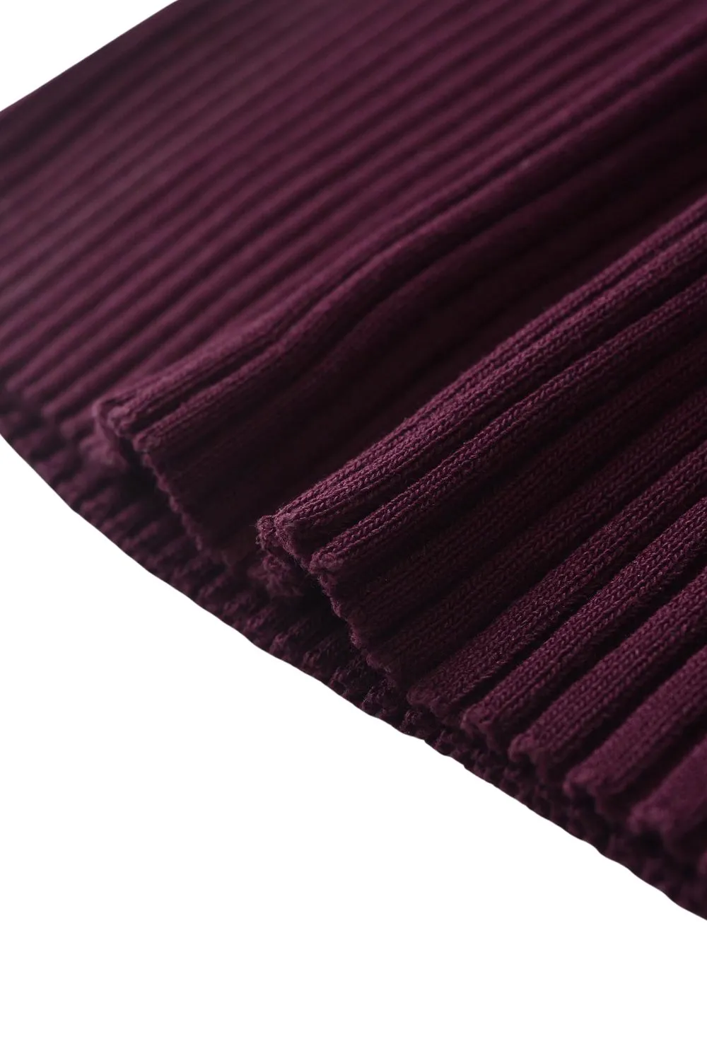 'Kaylee' Slimming Rib-Knit Long Dress