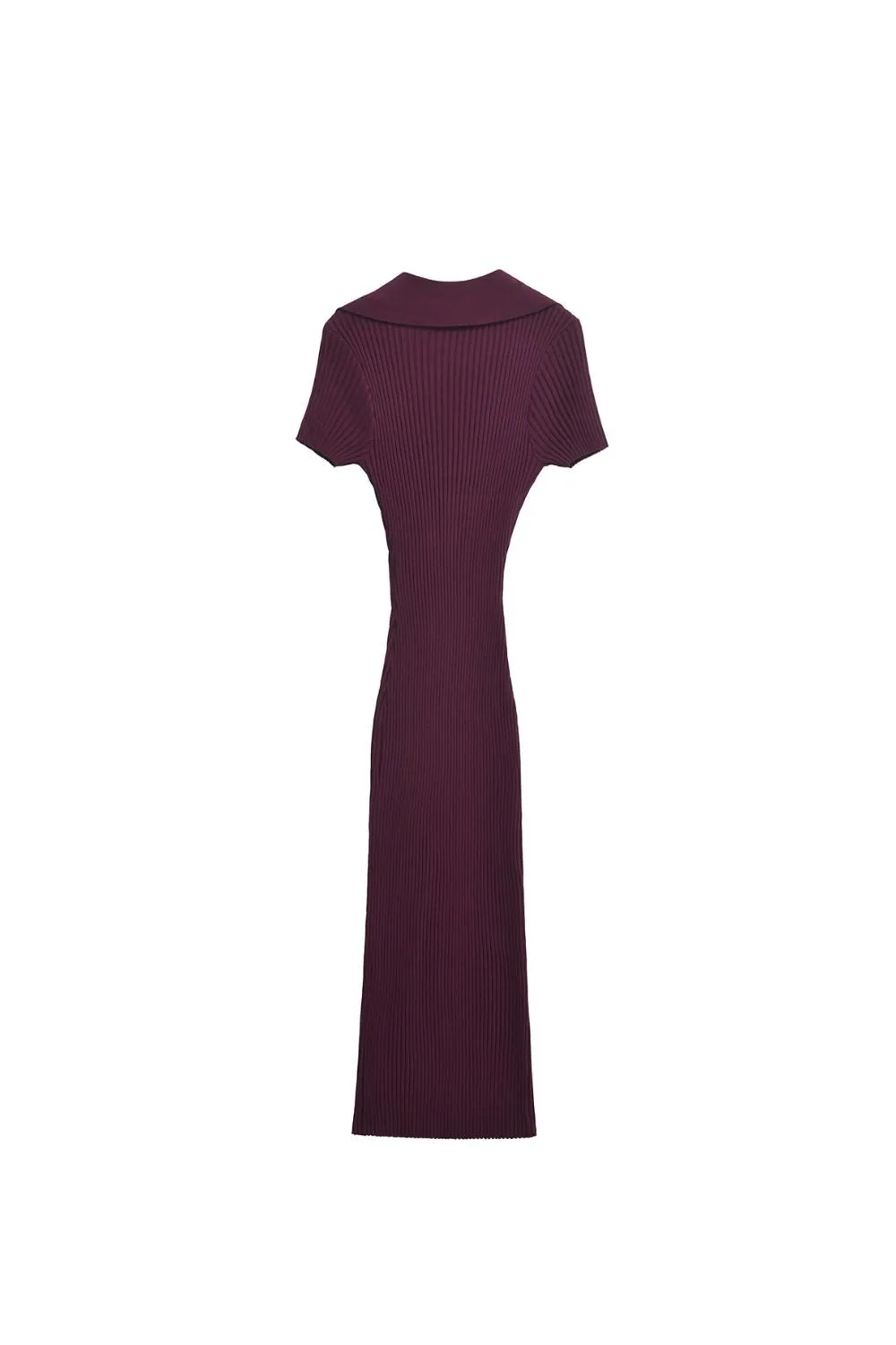 'Kaylee' Slimming Rib-Knit Long Dress