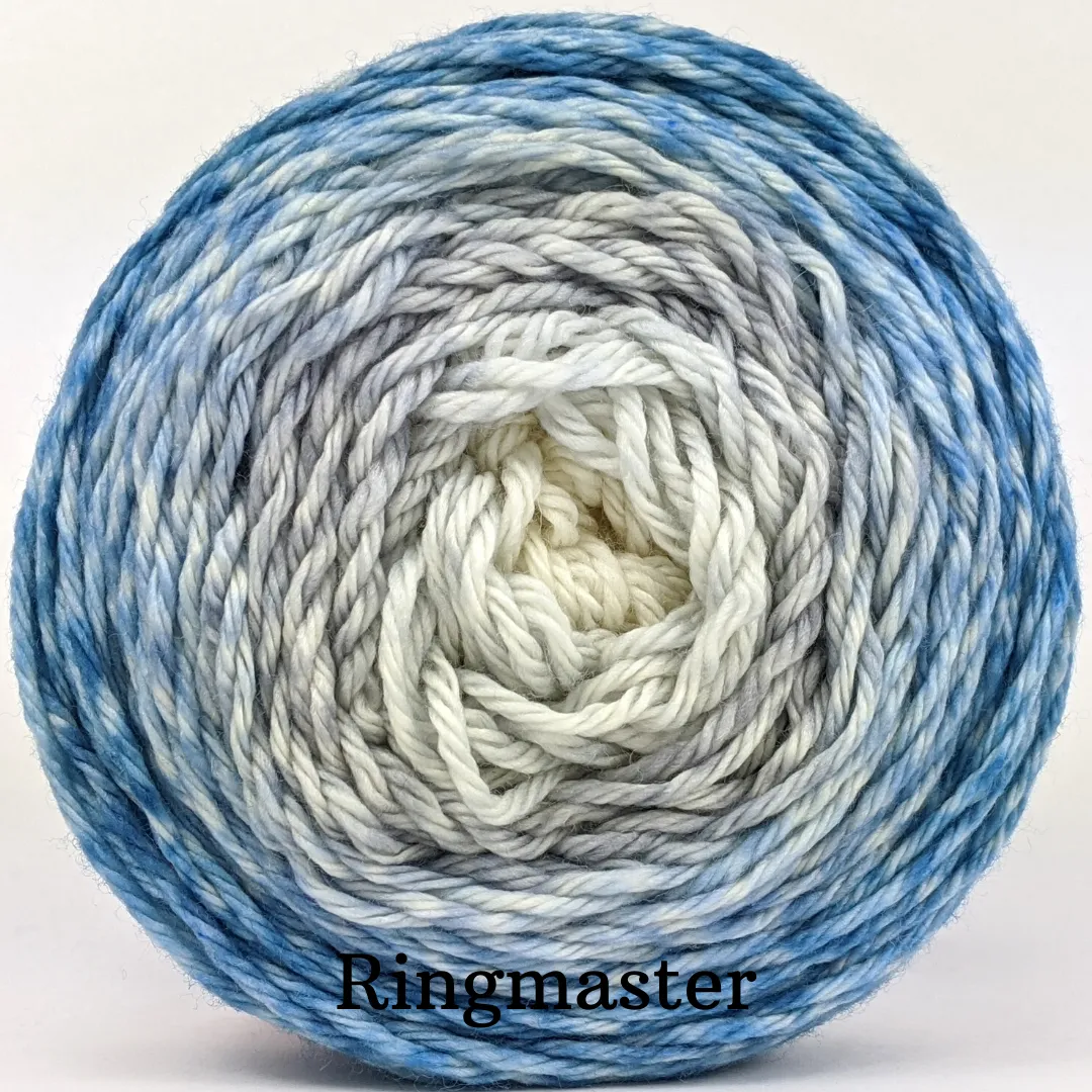 Knitcircus Yarns: Frosted Windowpanes Gradient, ready to ship yarn