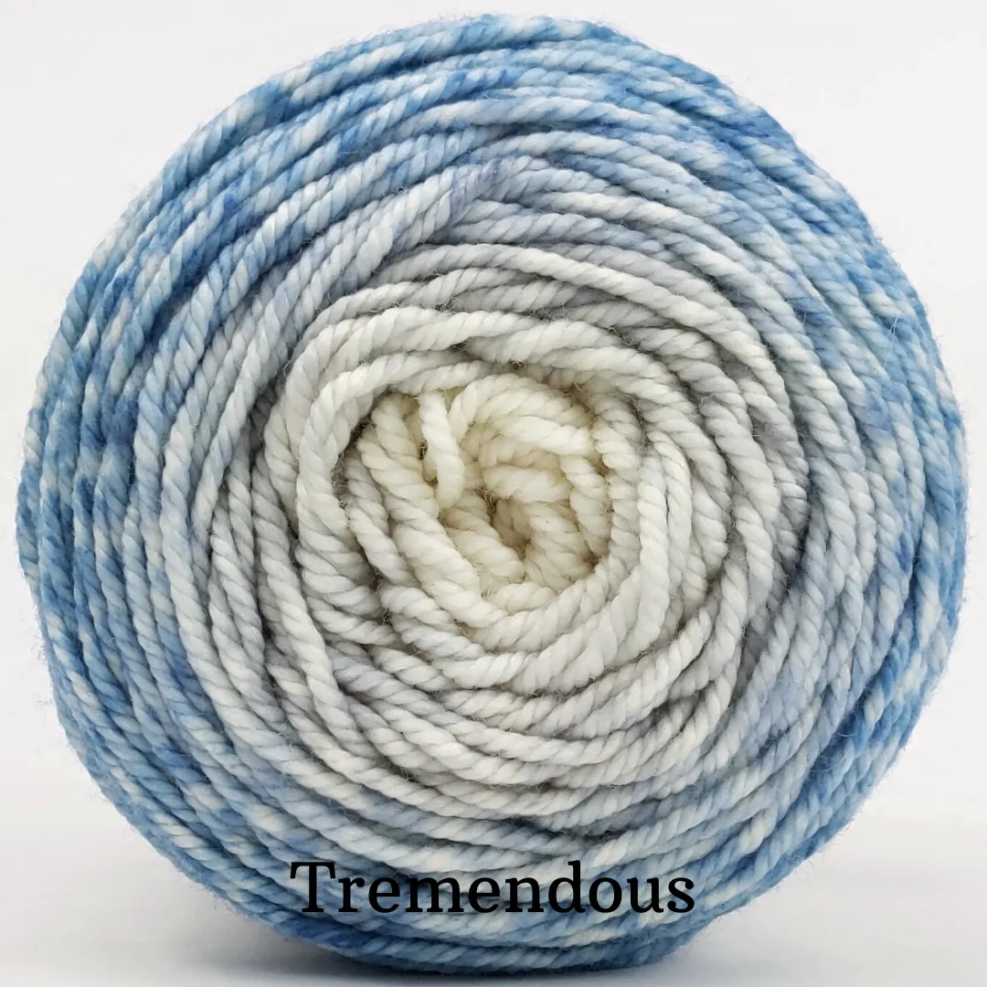 Knitcircus Yarns: Frosted Windowpanes Gradient, ready to ship yarn