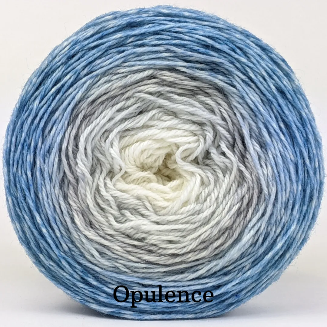 Knitcircus Yarns: Frosted Windowpanes Gradient, ready to ship yarn