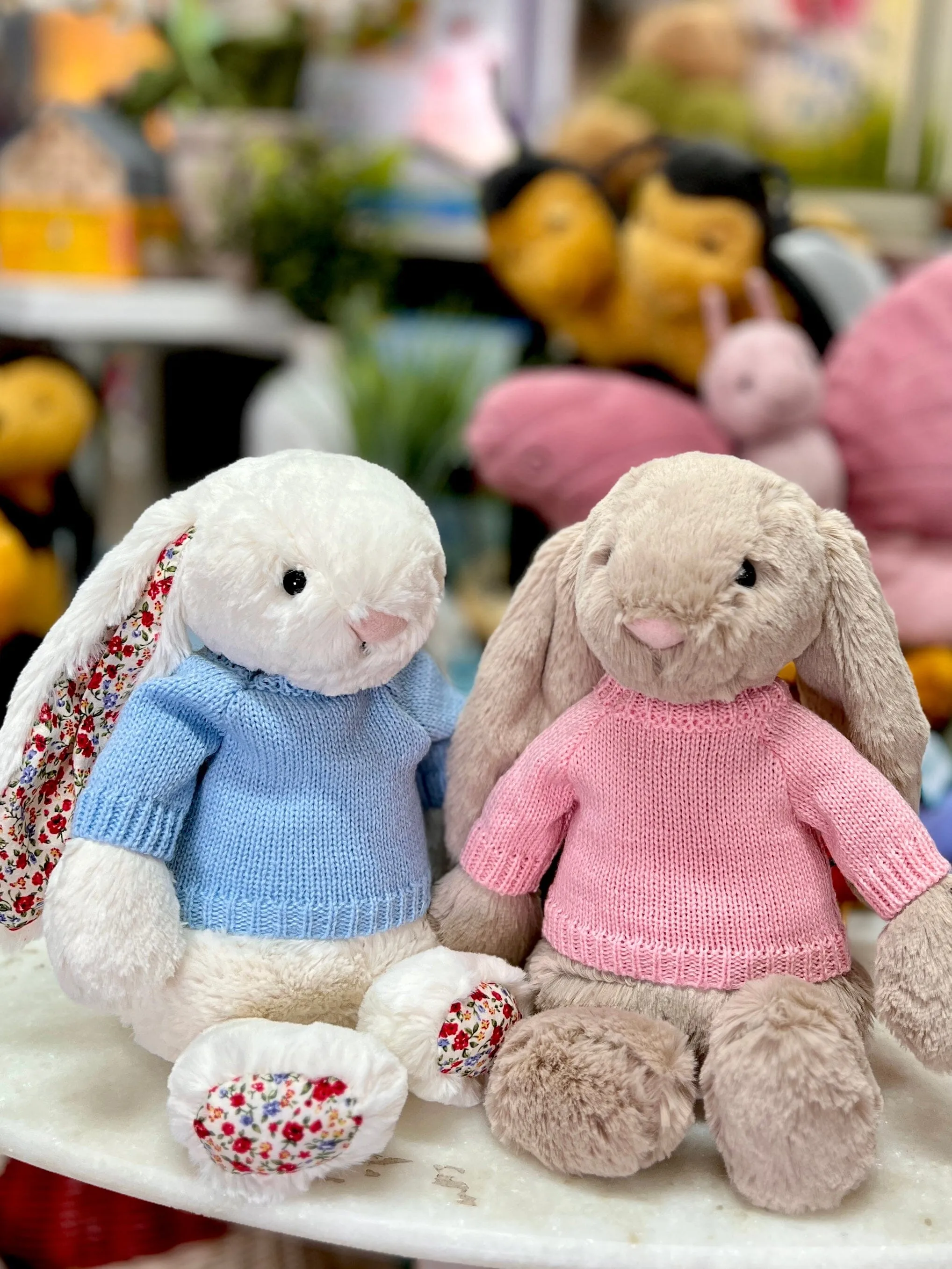 Knitted Jumper Blue - Fits Medium Bashful Jellycat (JUMPER ONLY)