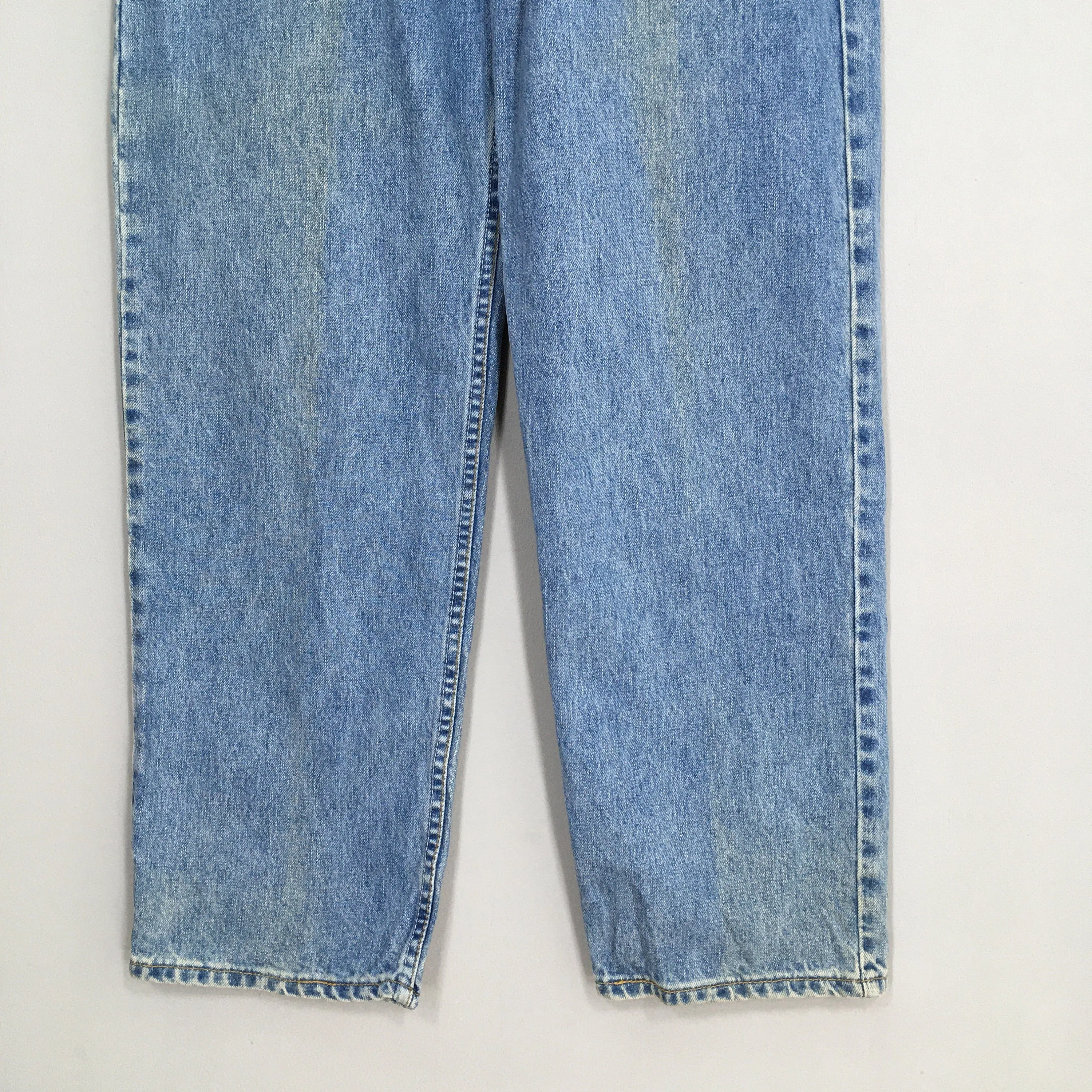 Levi's 550 Relaxed Fit Jeans Faded Dirty Denim Size 38x31