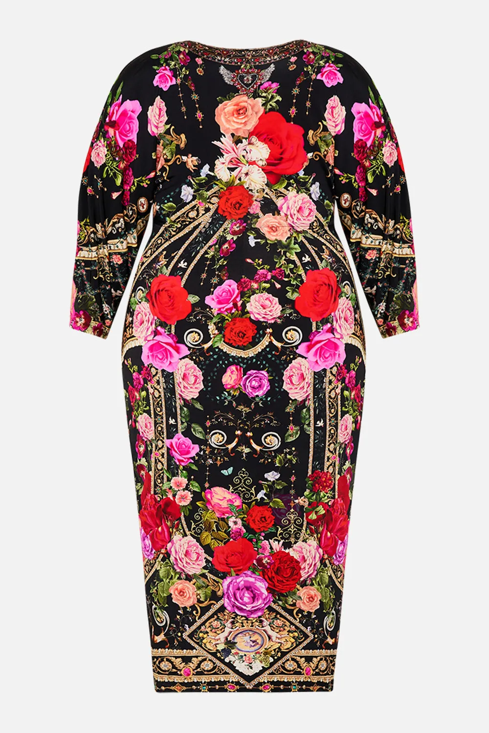 LONG SPLIT FRONT TWIST DRESS RESERVATION FOR LOVE