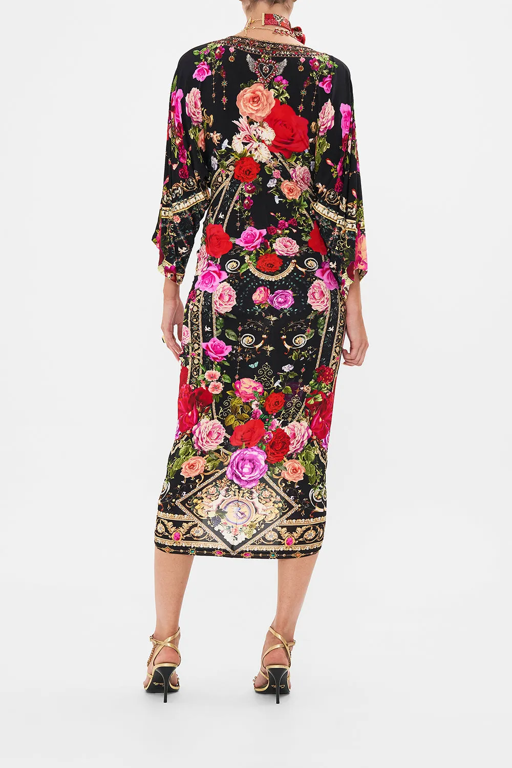 LONG SPLIT FRONT TWIST DRESS RESERVATION FOR LOVE