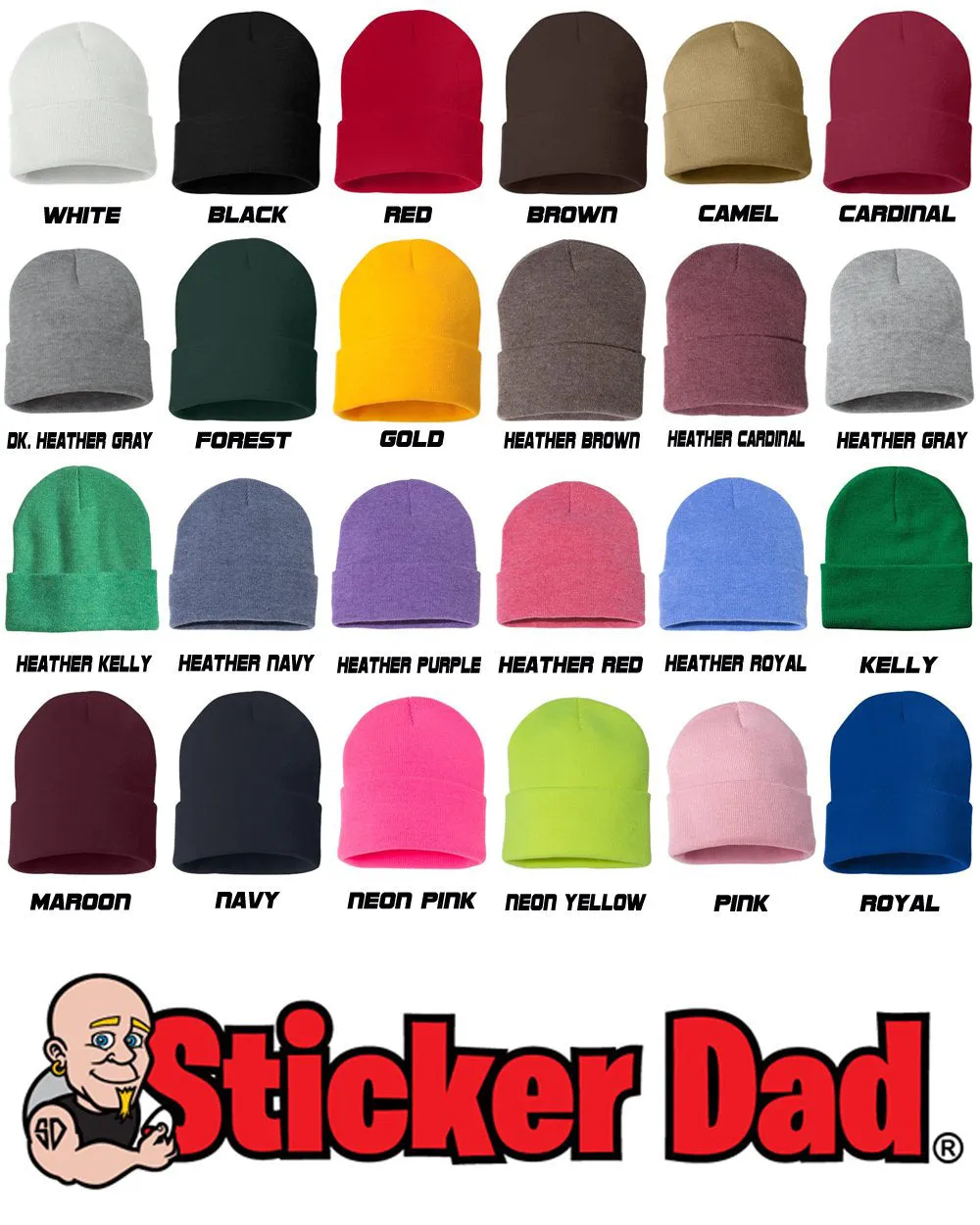 MAGA 2024 Embroidered Cuffed Beanie Hat