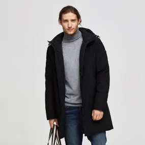 Men's Winter Casual Warm Long Padded Parka