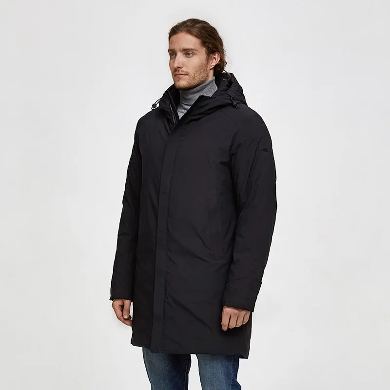Men's Winter Casual Warm Long Padded Parka