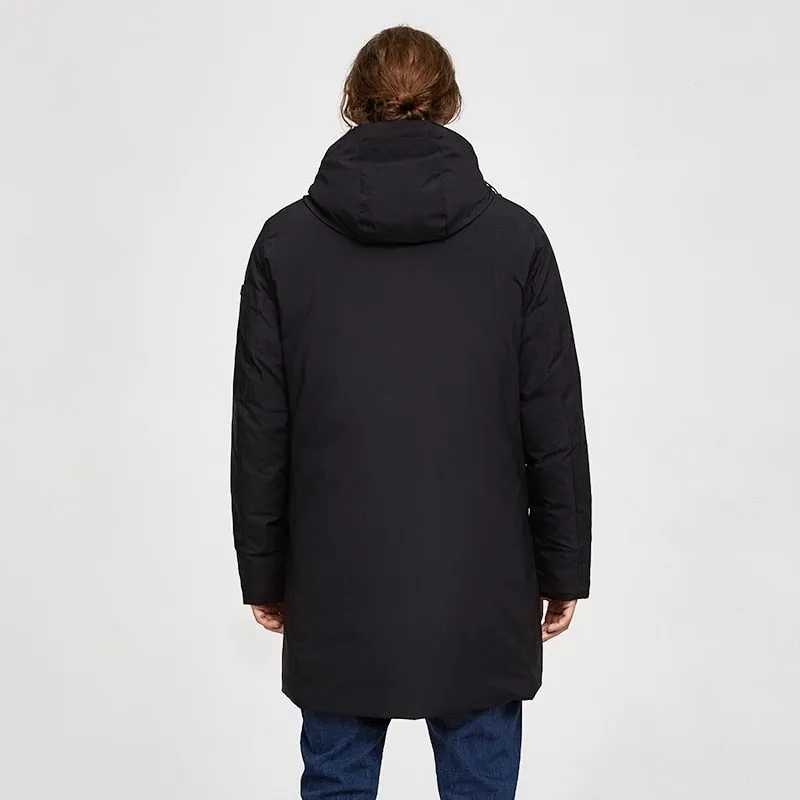 Men's Winter Casual Warm Long Padded Parka