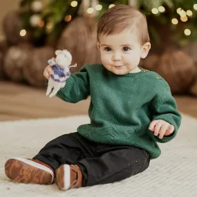 MIL Pine Tree Knit Sweater Outfit Set