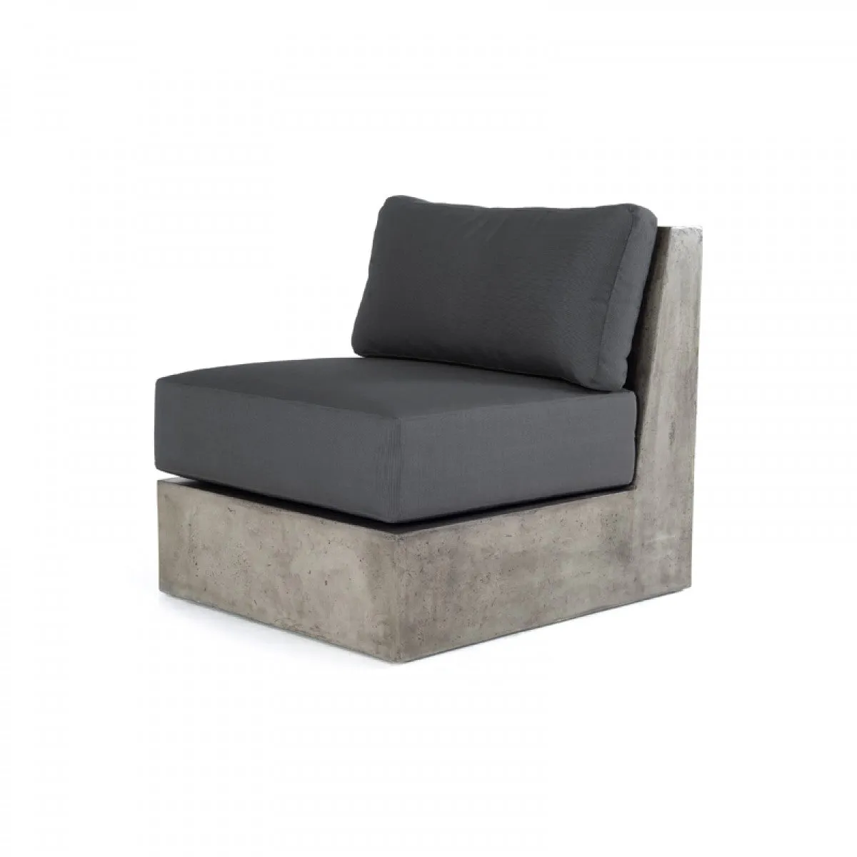Modrest Indigo Contemporary Grey Concrete Sectional Sofa