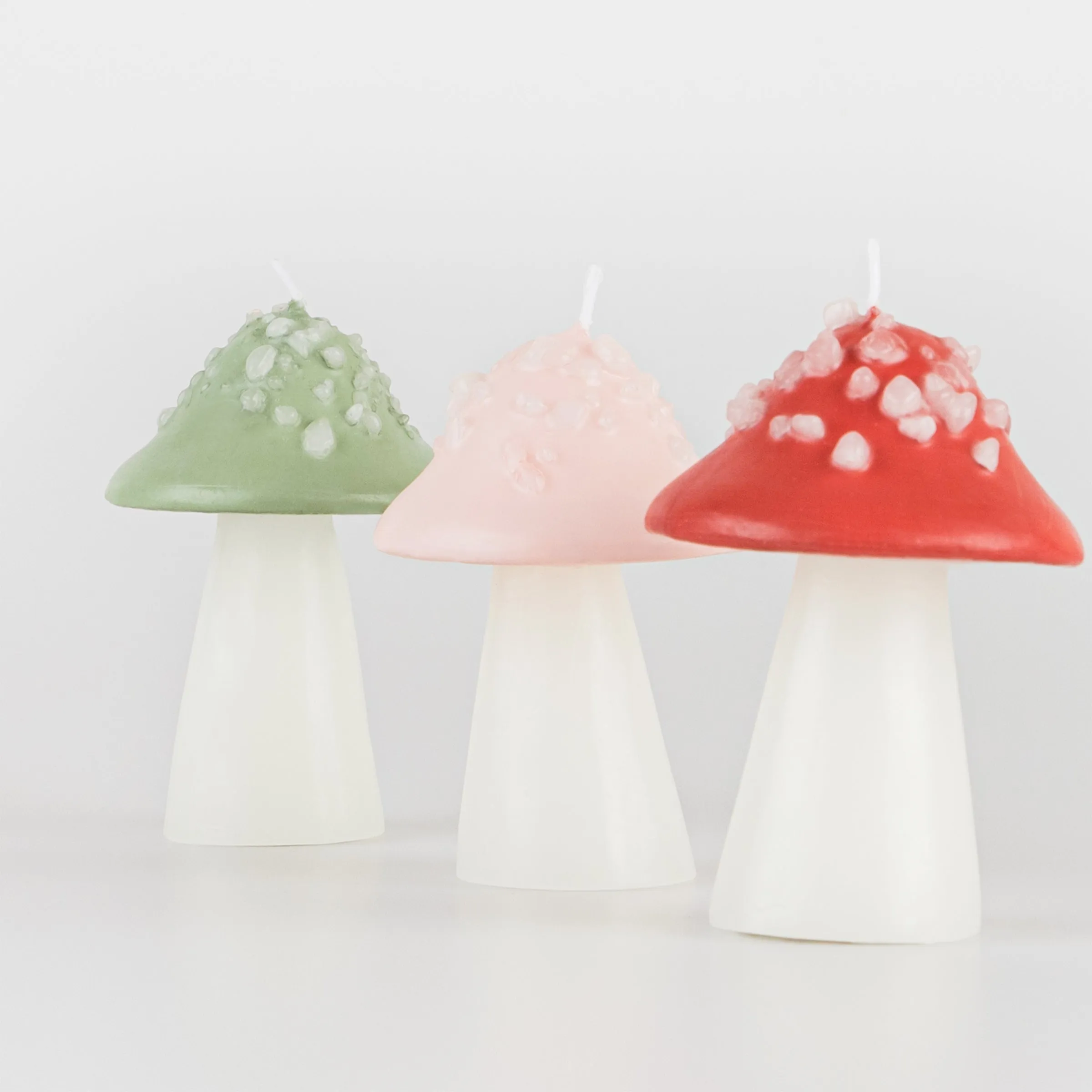 Mushroom Candles (x 3)