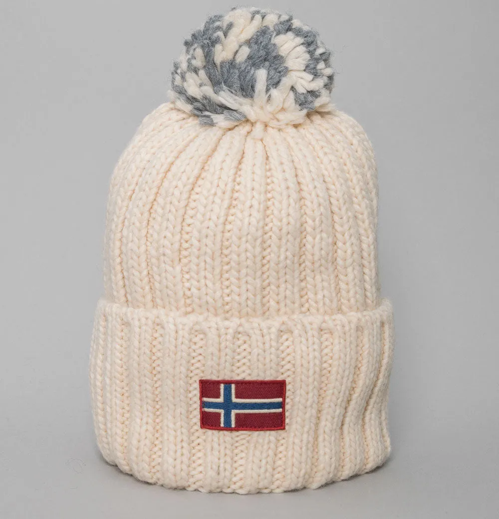 Napapijri Semiury W3 Beanie Whitecap Grey