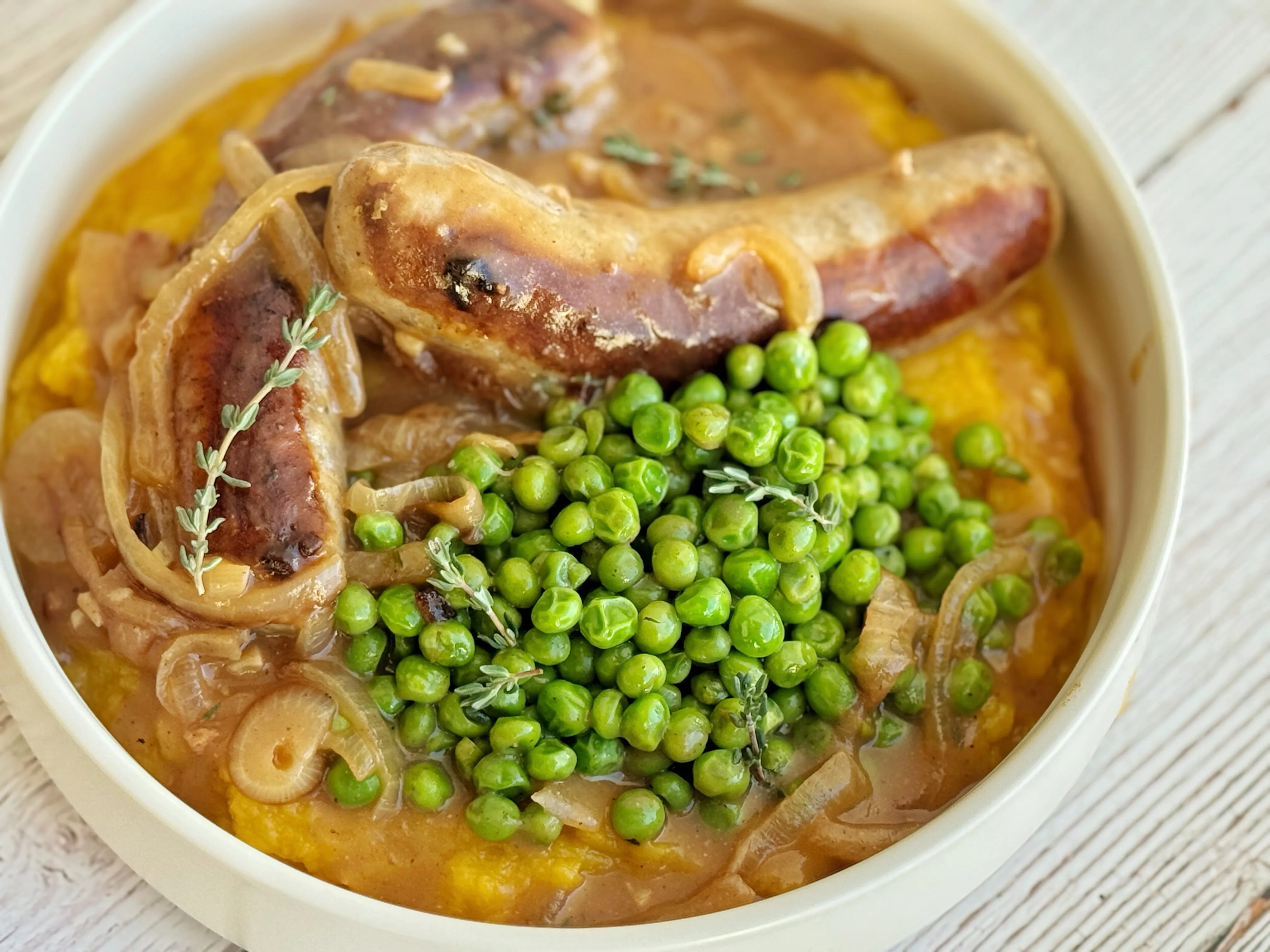 NEW! BANGERS   MASHED WINTER SQUASH