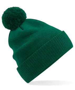 Organic cotton Snowstar® beanie | Bottle Green