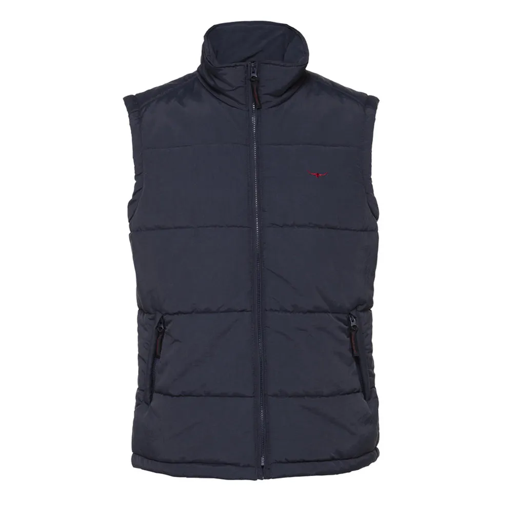 Patterson Creek Vest - Navy/Burgundy