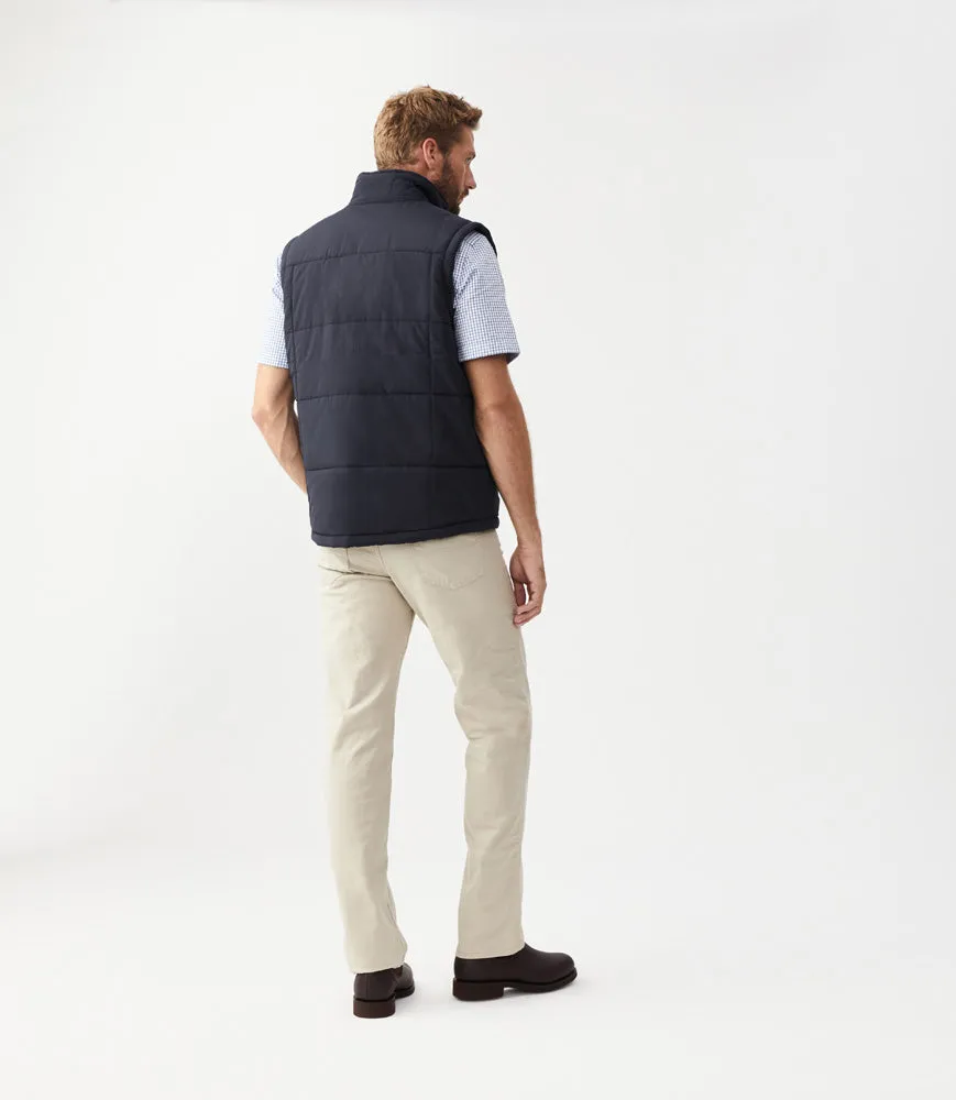 Patterson Creek Vest - Navy/Burgundy