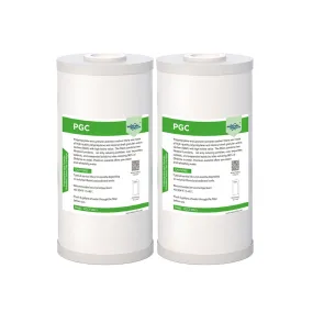 PGC Polypropylene & Acticated Carbon Filter cartridges for Big Blue 10" x 4.5"