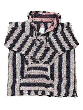 Pink and Purple Striped Hoodie
