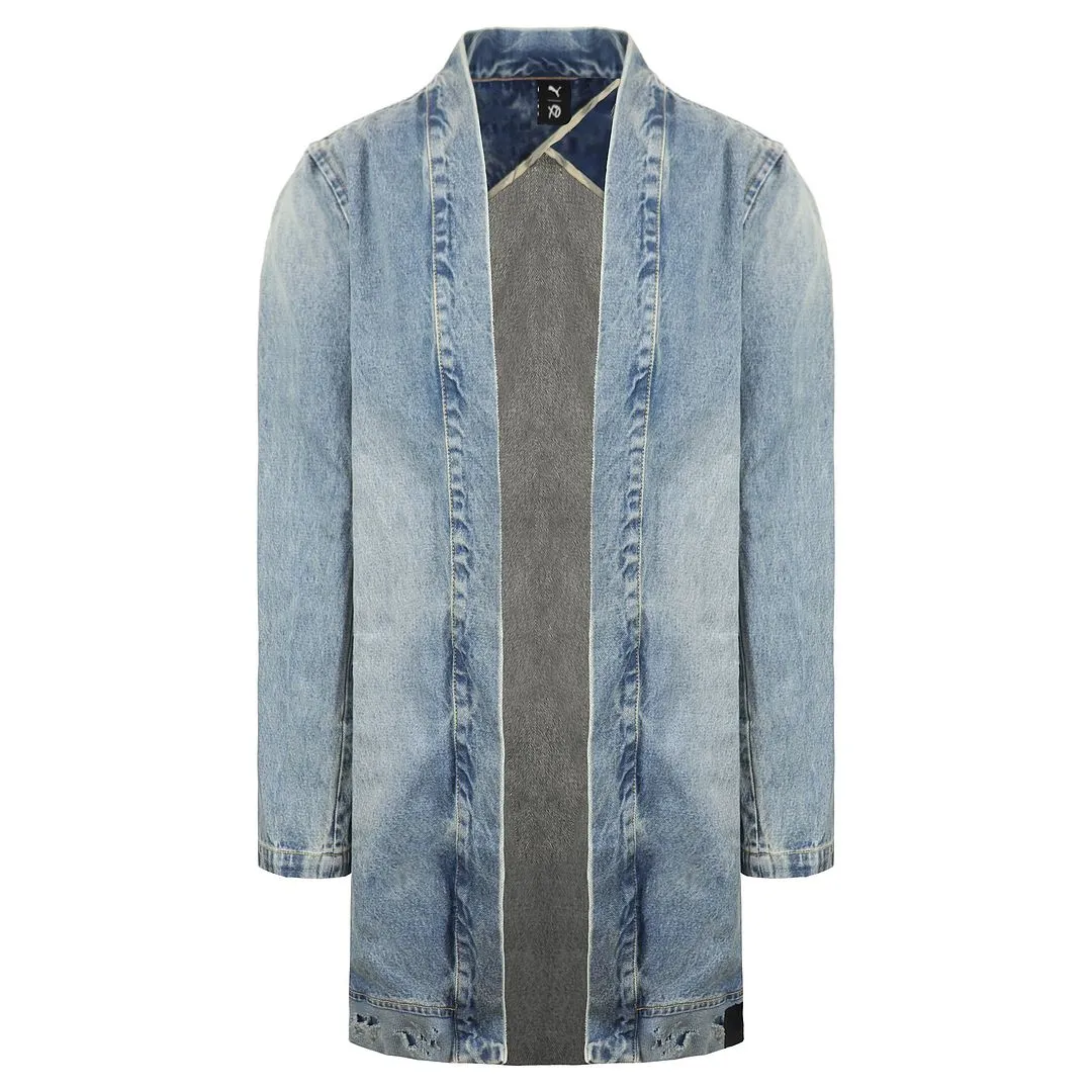Puma x XO Long Sleeve Bleached Mens Denim Kimono