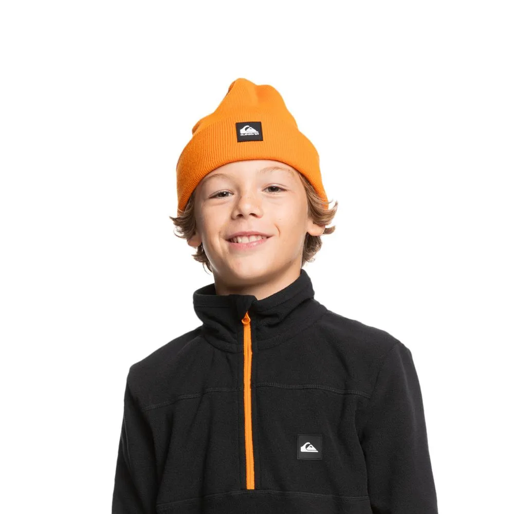 Quiksilver Boys Brigade Ski Beanie - Orange Pepper