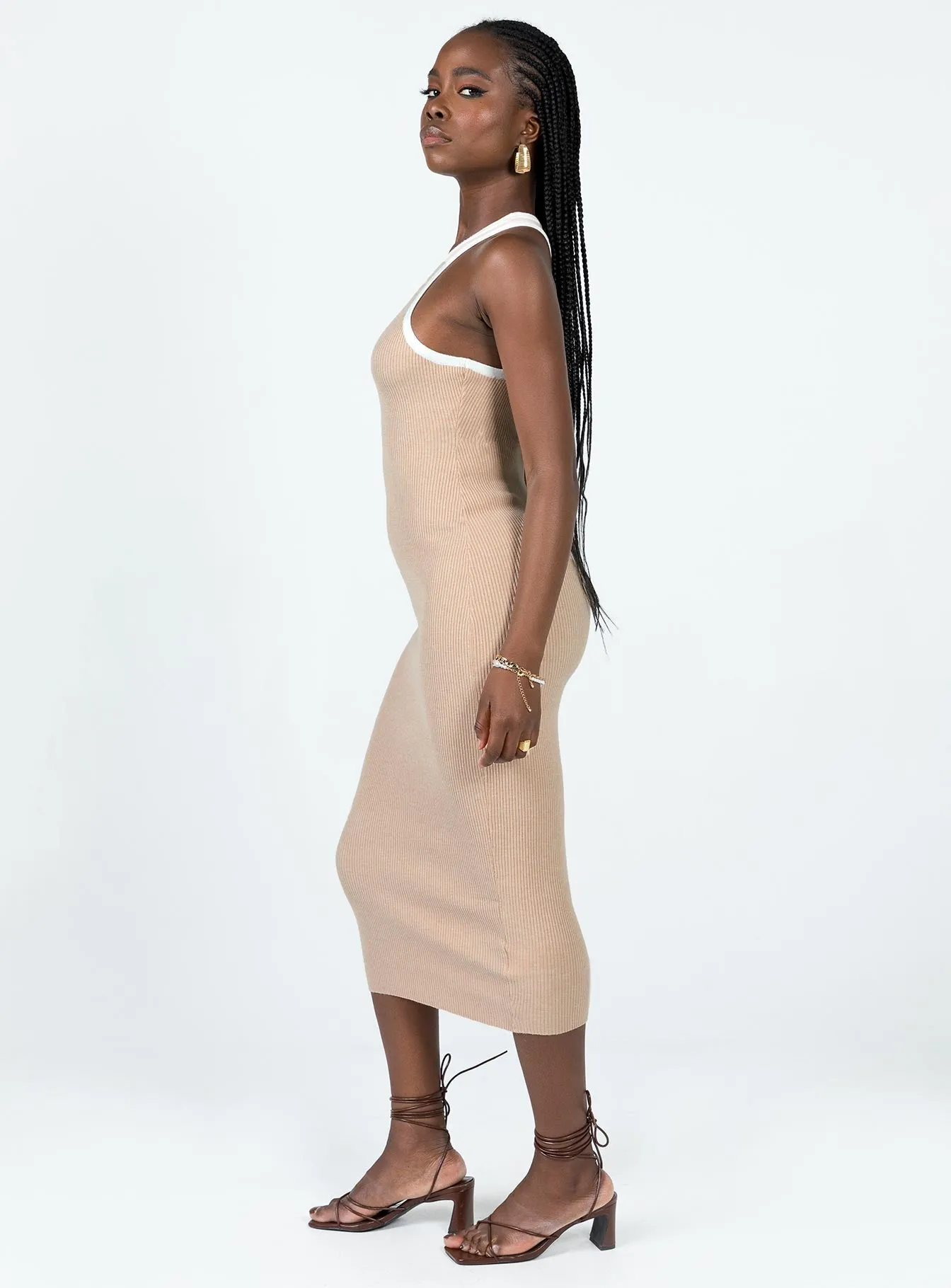 Raimond Midi Dress Beige