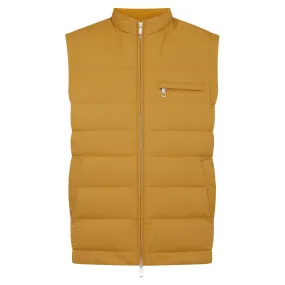 Remus Uomo 80481 54 Ochre Quilted Gilet