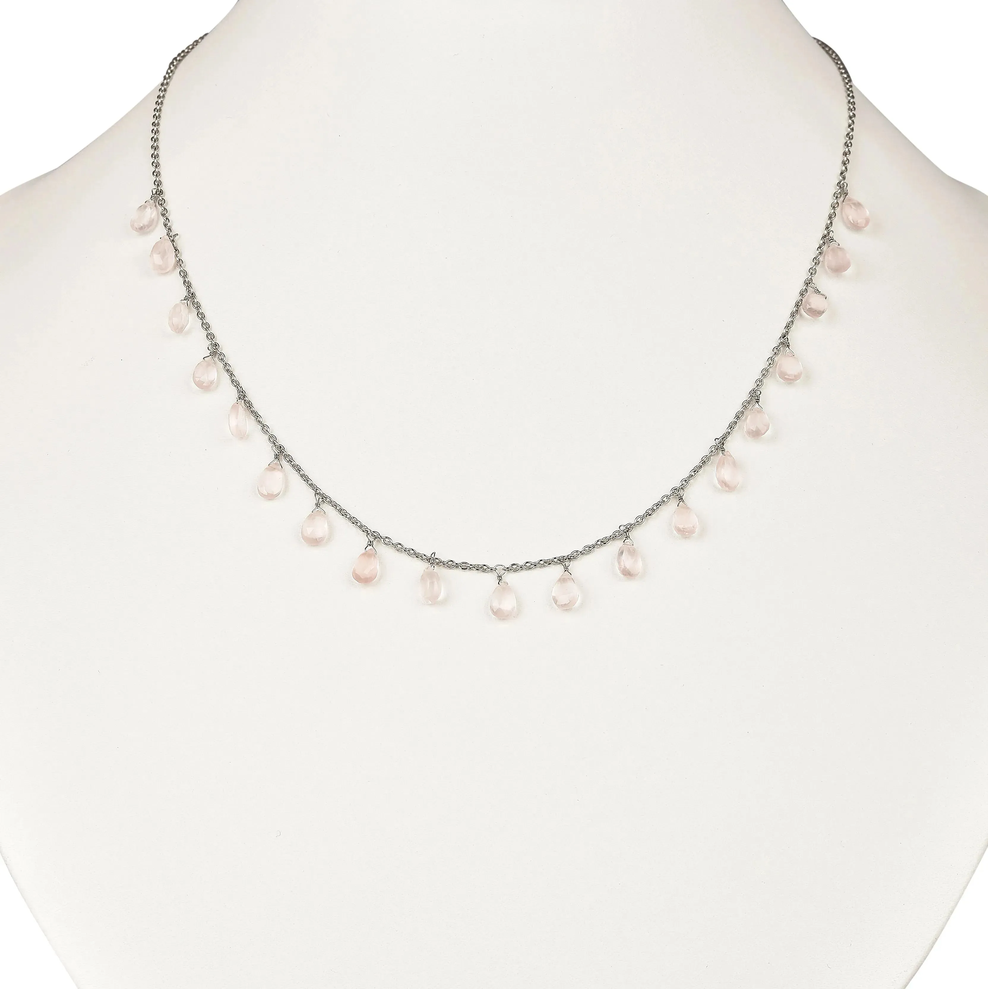 Rose Quartz Layer Necklace