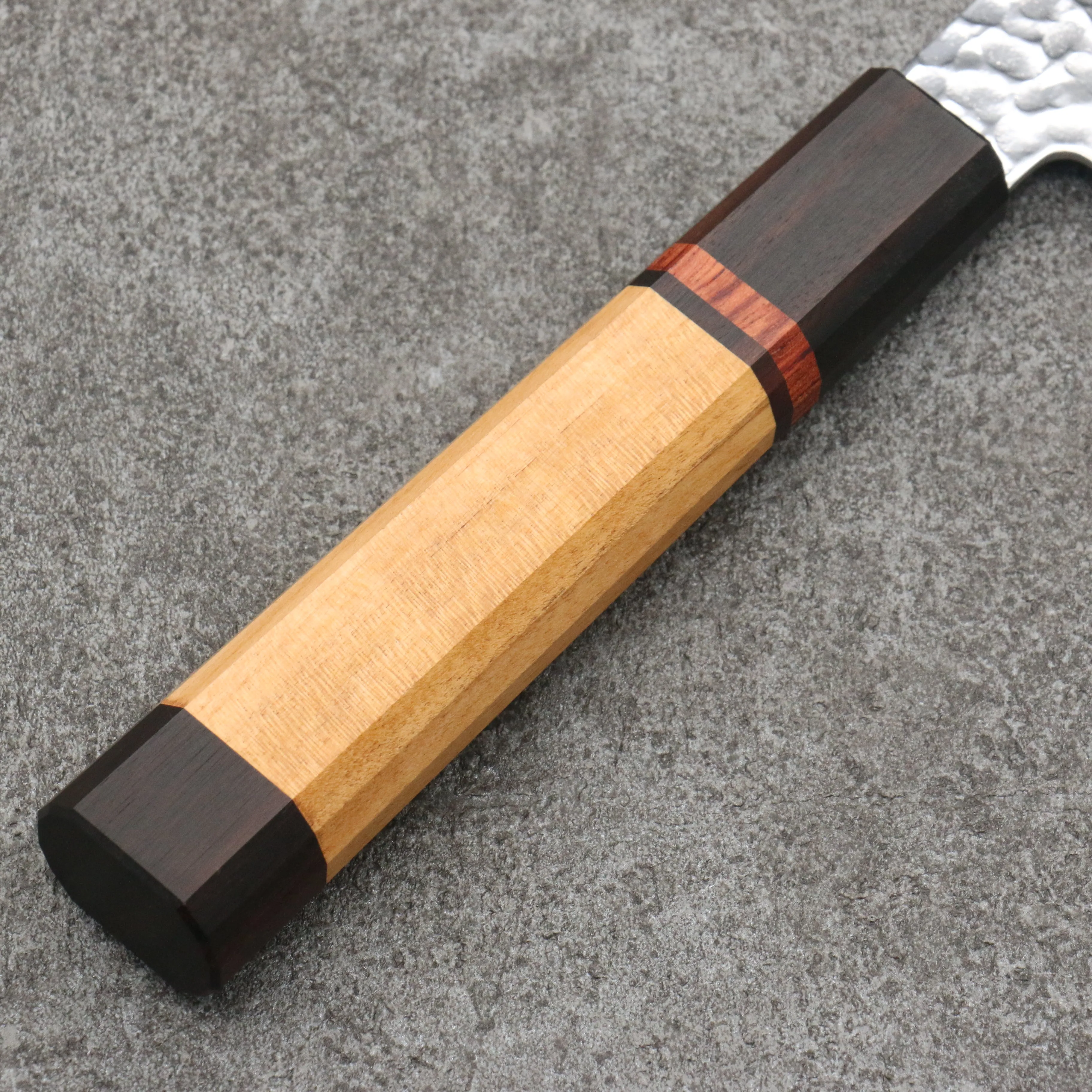 Sakai Takayuki VG10 33 Layer Damascus Nakiri 170mm Mountain cherry (12 sided) Handle
