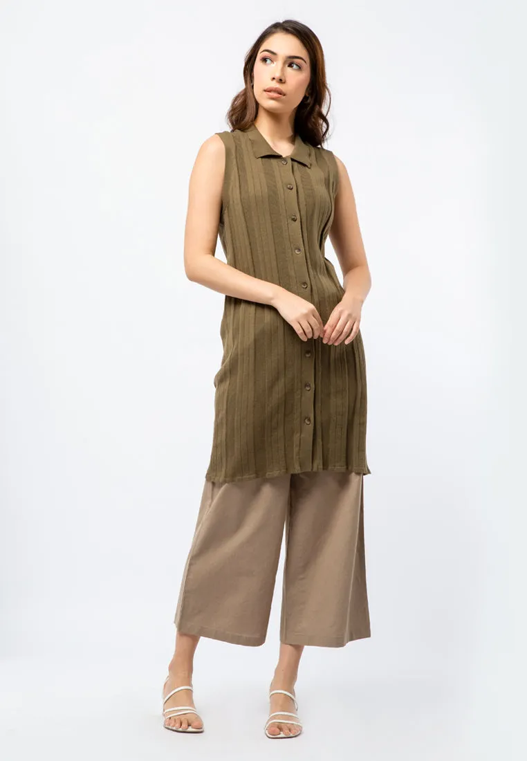 Sleeveless Knit Mini Dress