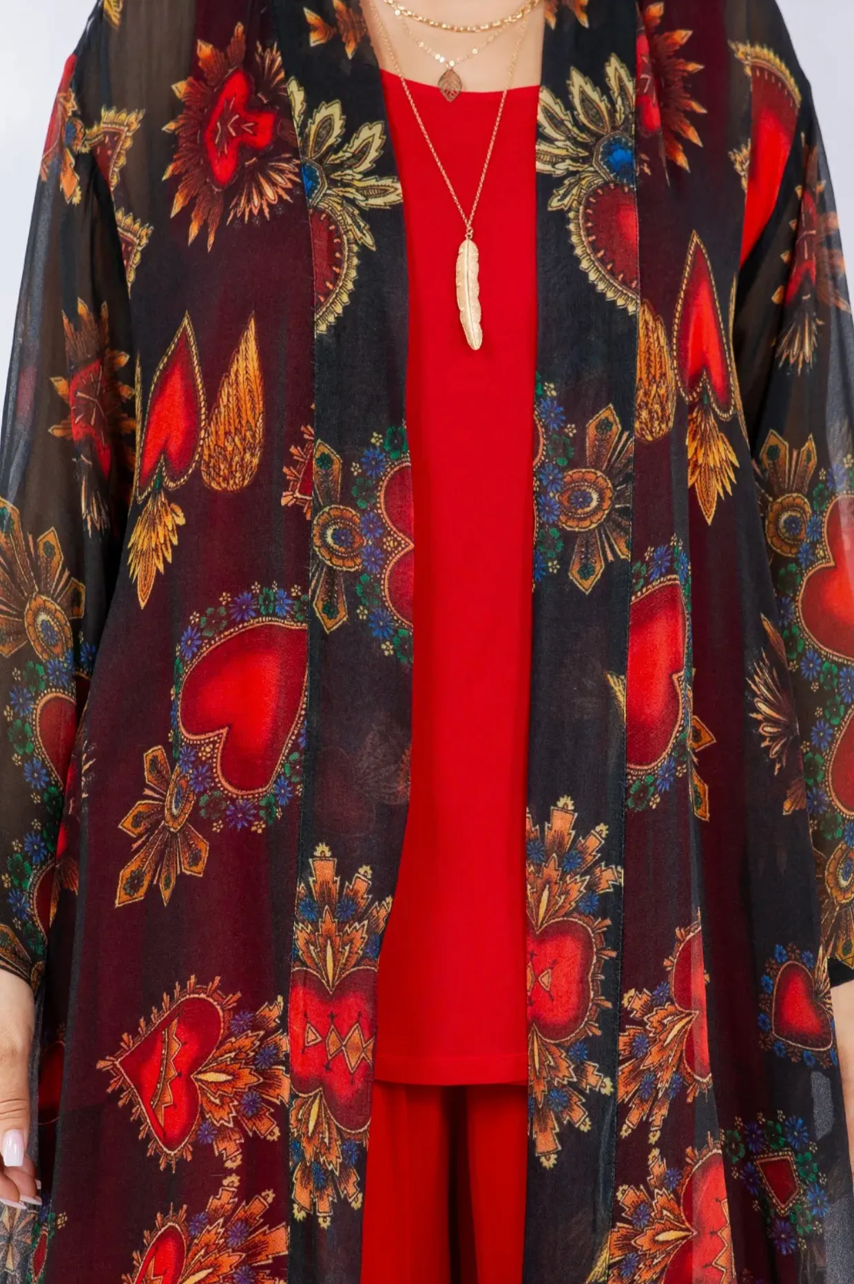Sterling Style Happy Kimono - VI082HK HEART ROCK