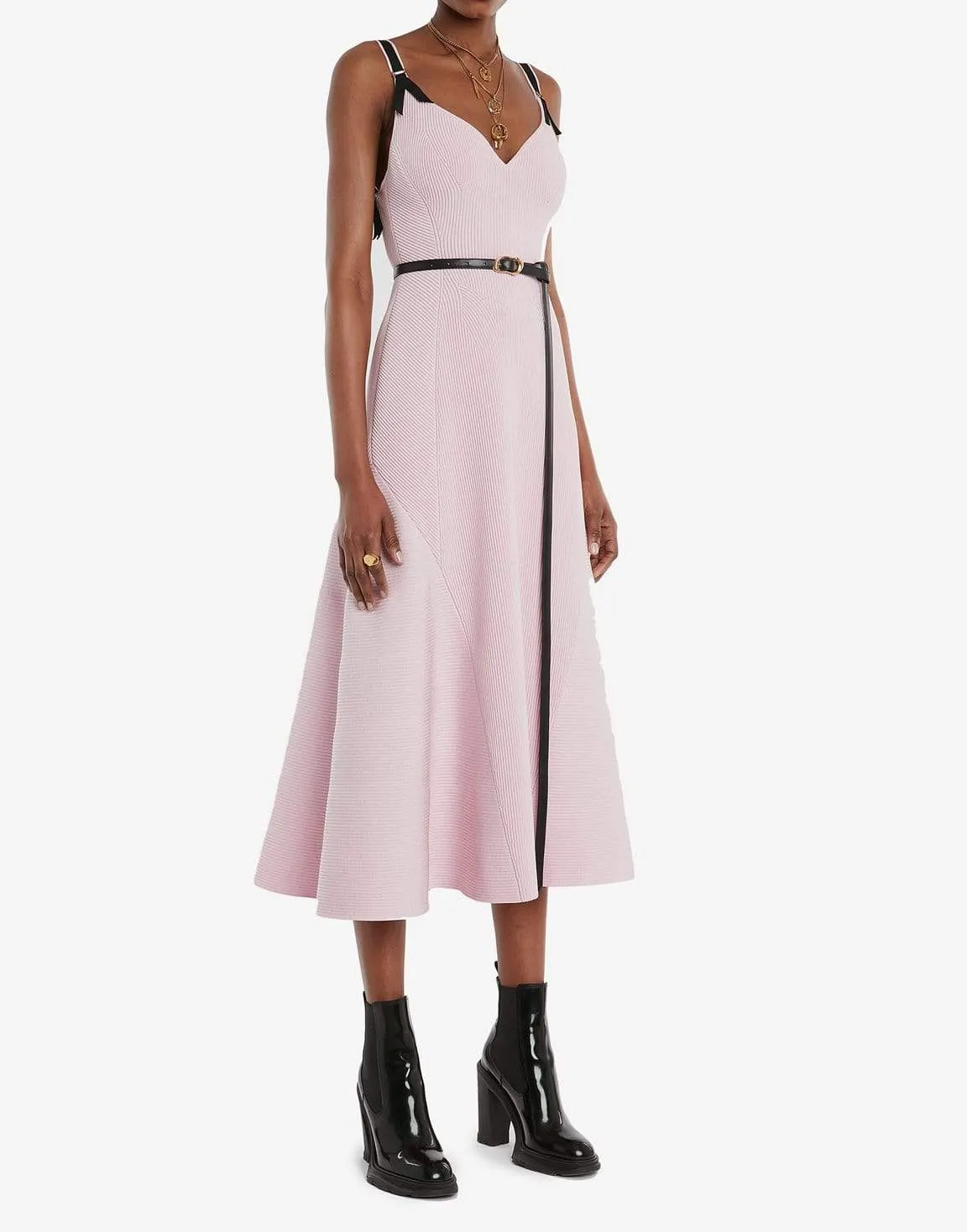 Stretch Viscose Knit Dress